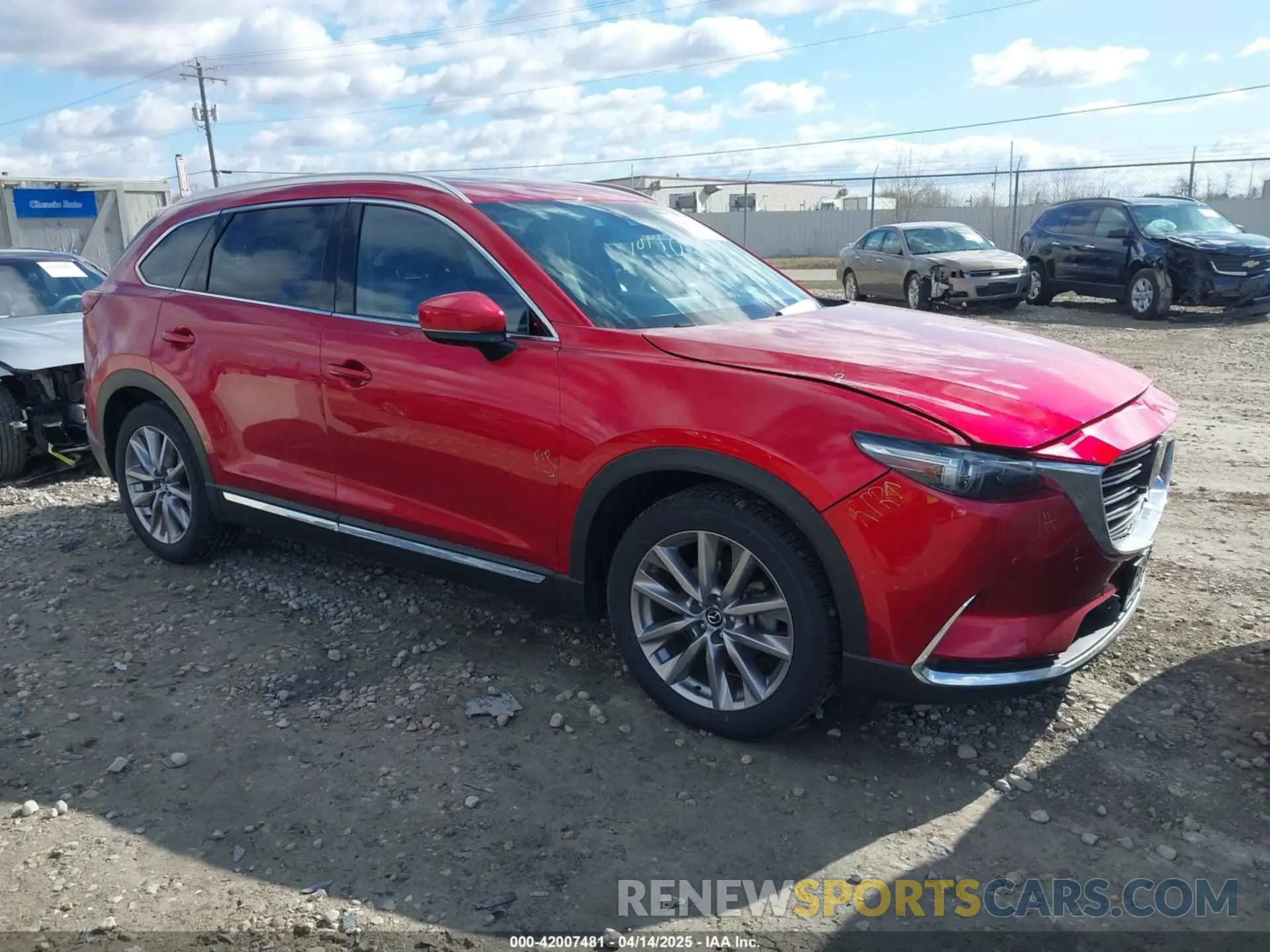 1 fotografías del automóvil dañado JM3TCBDY0M0516890 MAZDA CX-9 2021