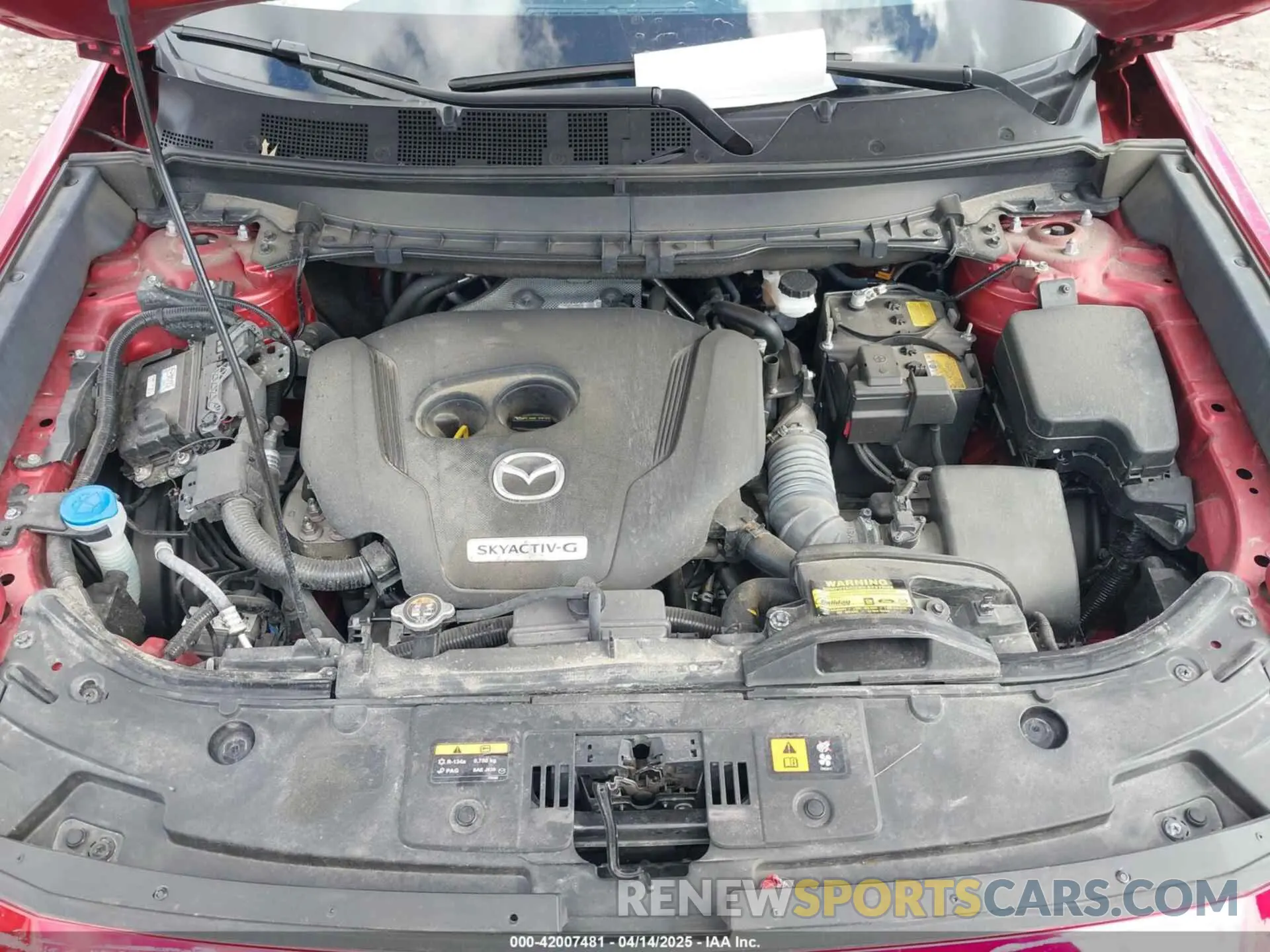 10 fotografías del automóvil dañado JM3TCBDY0M0516890 MAZDA CX-9 2021