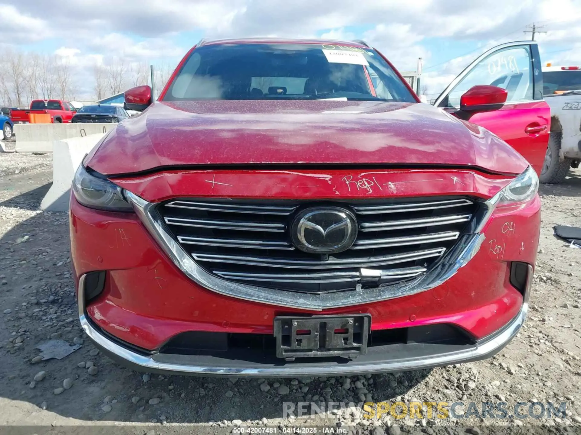 12 fotografías del automóvil dañado JM3TCBDY0M0516890 MAZDA CX-9 2021