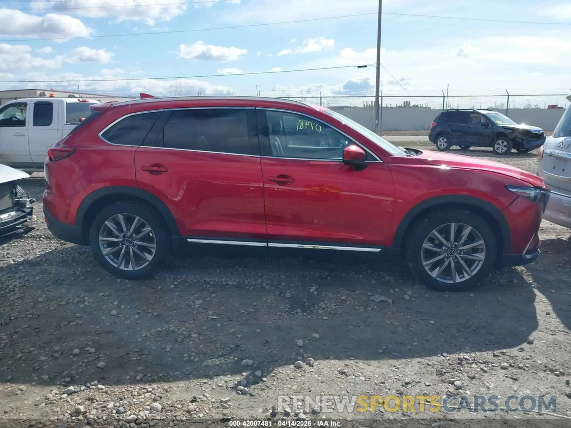 13 fotografías del automóvil dañado JM3TCBDY0M0516890 MAZDA CX-9 2021