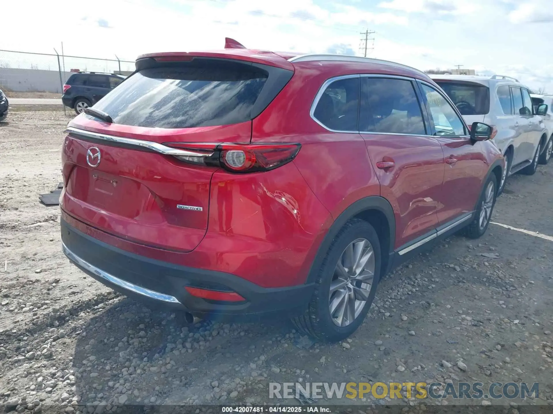 4 fotografías del automóvil dañado JM3TCBDY0M0516890 MAZDA CX-9 2021