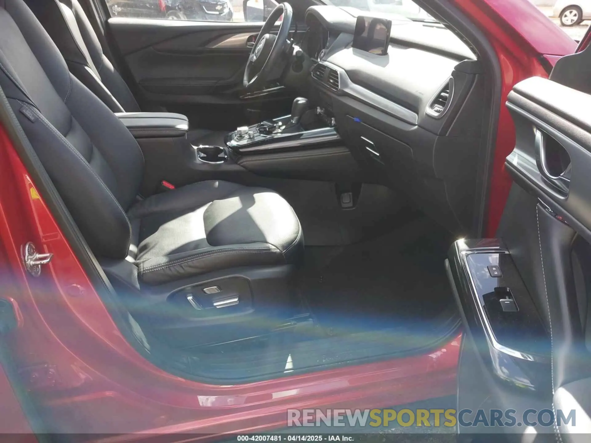 5 fotografías del automóvil dañado JM3TCBDY0M0516890 MAZDA CX-9 2021