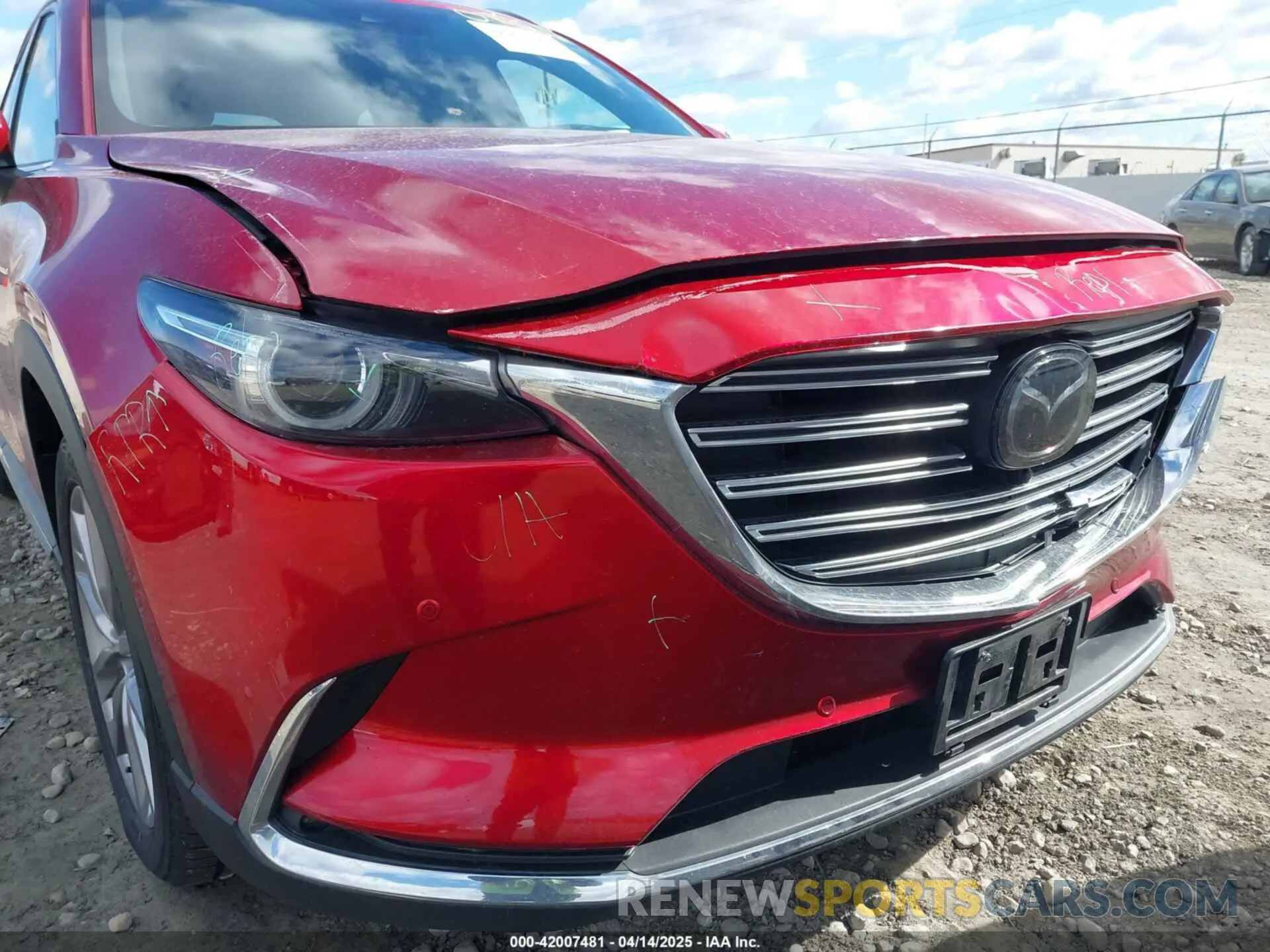 6 fotografías del automóvil dañado JM3TCBDY0M0516890 MAZDA CX-9 2021