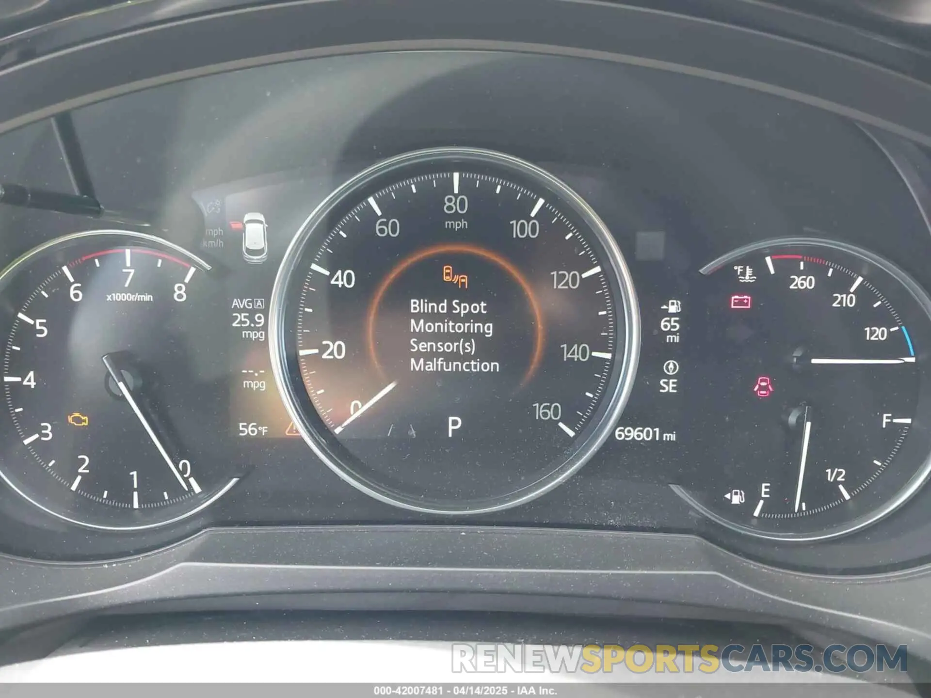 7 fotografías del automóvil dañado JM3TCBDY0M0516890 MAZDA CX-9 2021