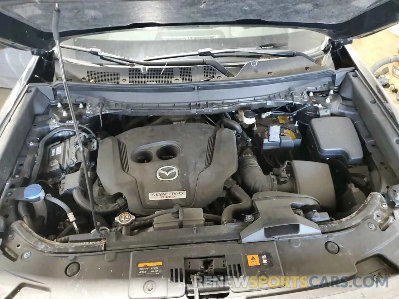 12 fotografías del automóvil dañado JM3TCBDY0M0536038 MAZDA CX-9 2021