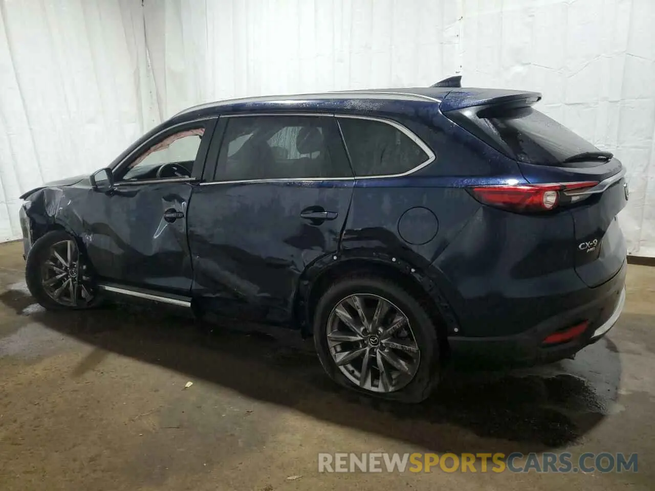2 fotografías del automóvil dañado JM3TCBDY0M0536038 MAZDA CX-9 2021