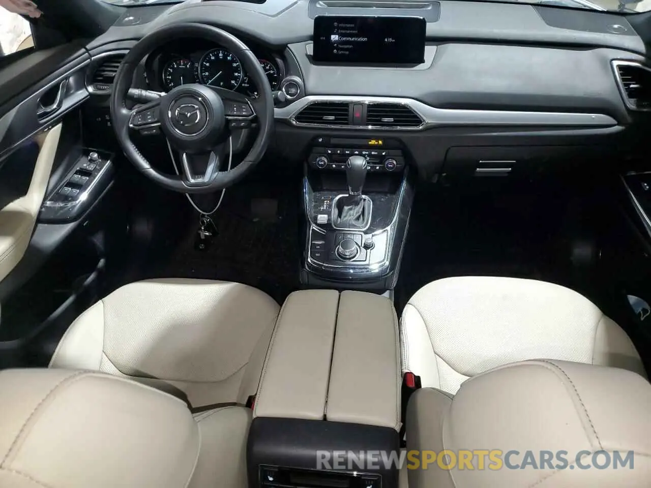 8 fotografías del automóvil dañado JM3TCBDY0M0536038 MAZDA CX-9 2021