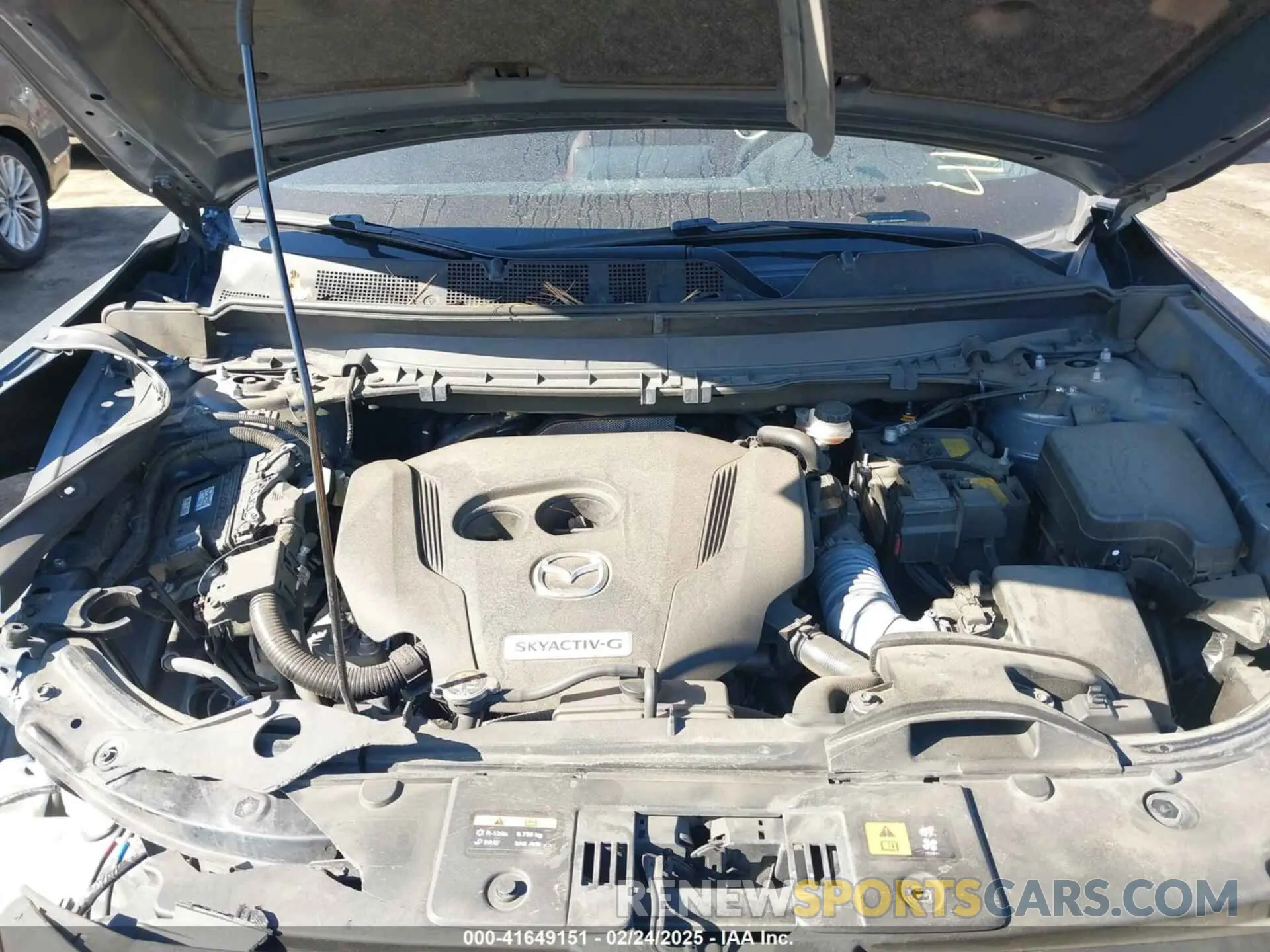 10 fotografías del automóvil dañado JM3TCBDY1M0505302 MAZDA CX-9 2021