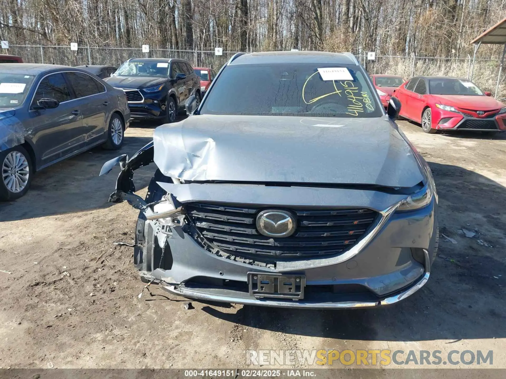 11 fotografías del automóvil dañado JM3TCBDY1M0505302 MAZDA CX-9 2021