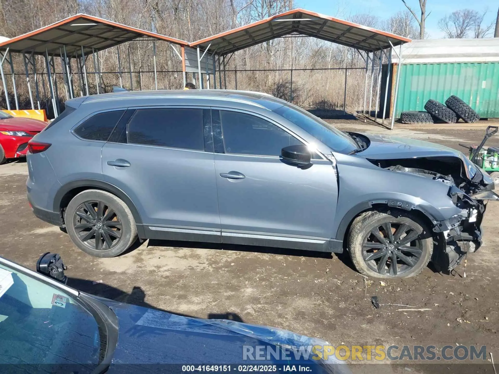 12 fotografías del automóvil dañado JM3TCBDY1M0505302 MAZDA CX-9 2021