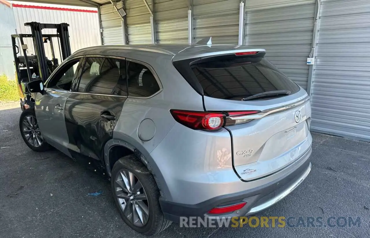 3 fotografías del automóvil dañado JM3TCBDY2M0517636 MAZDA CX-9 2021