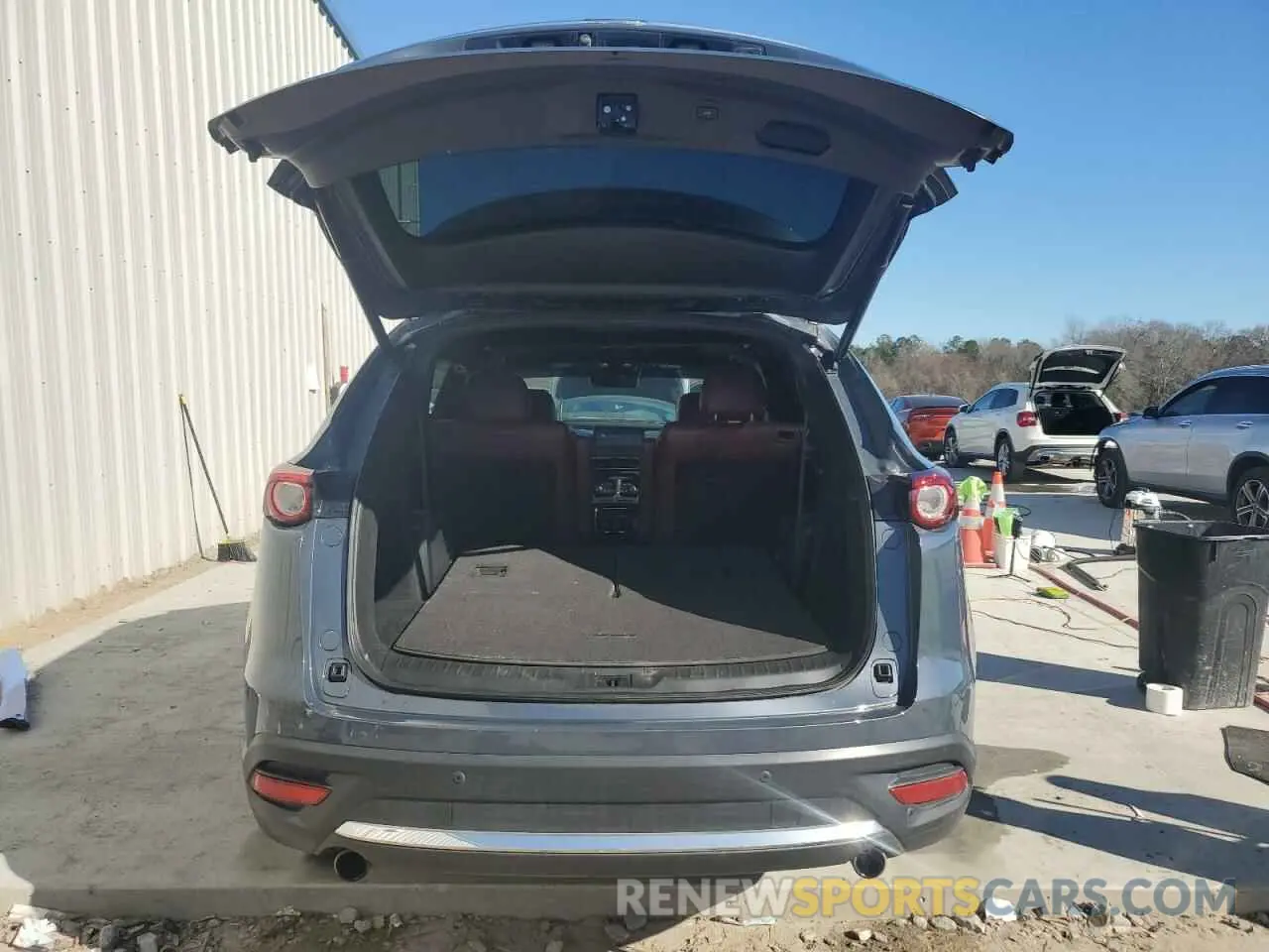 6 fotografías del automóvil dañado JM3TCBDY2M0537384 MAZDA CX-9 2021