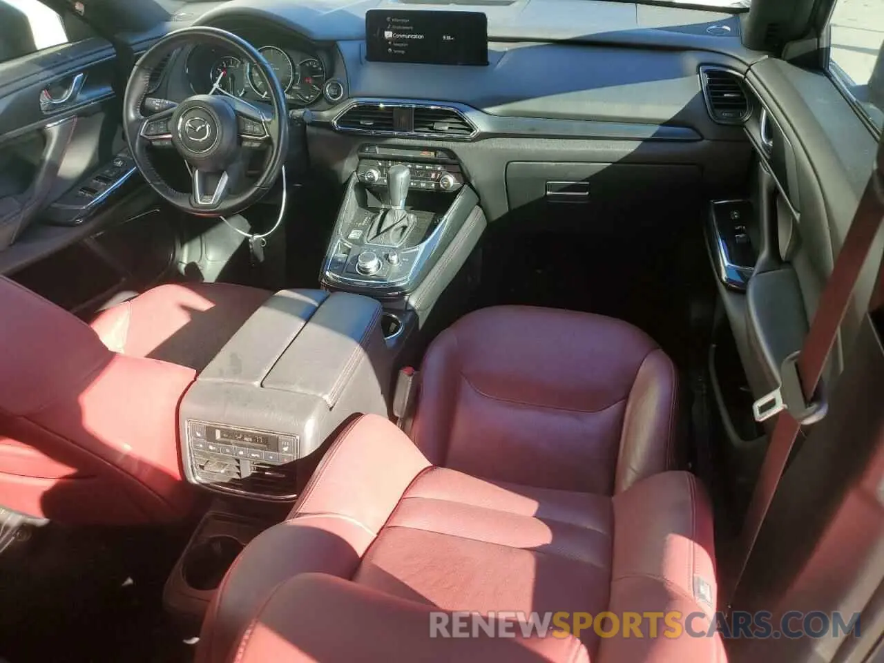 8 fotografías del automóvil dañado JM3TCBDY2M0537384 MAZDA CX-9 2021