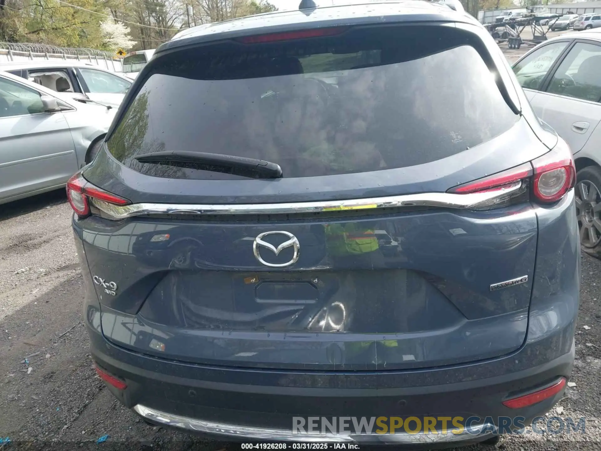 15 fotografías del automóvil dañado JM3TCBDY3M0504166 MAZDA CX-9 2021
