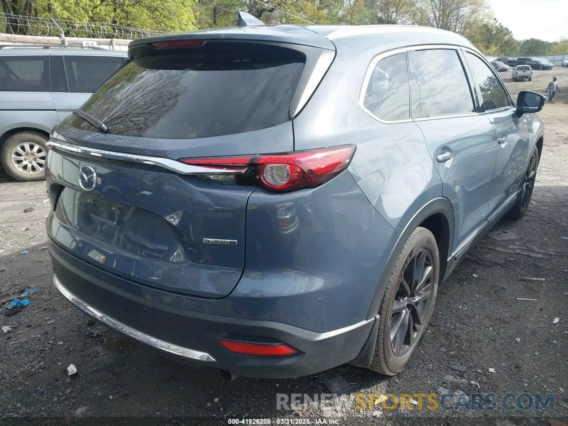 4 fotografías del automóvil dañado JM3TCBDY3M0504166 MAZDA CX-9 2021
