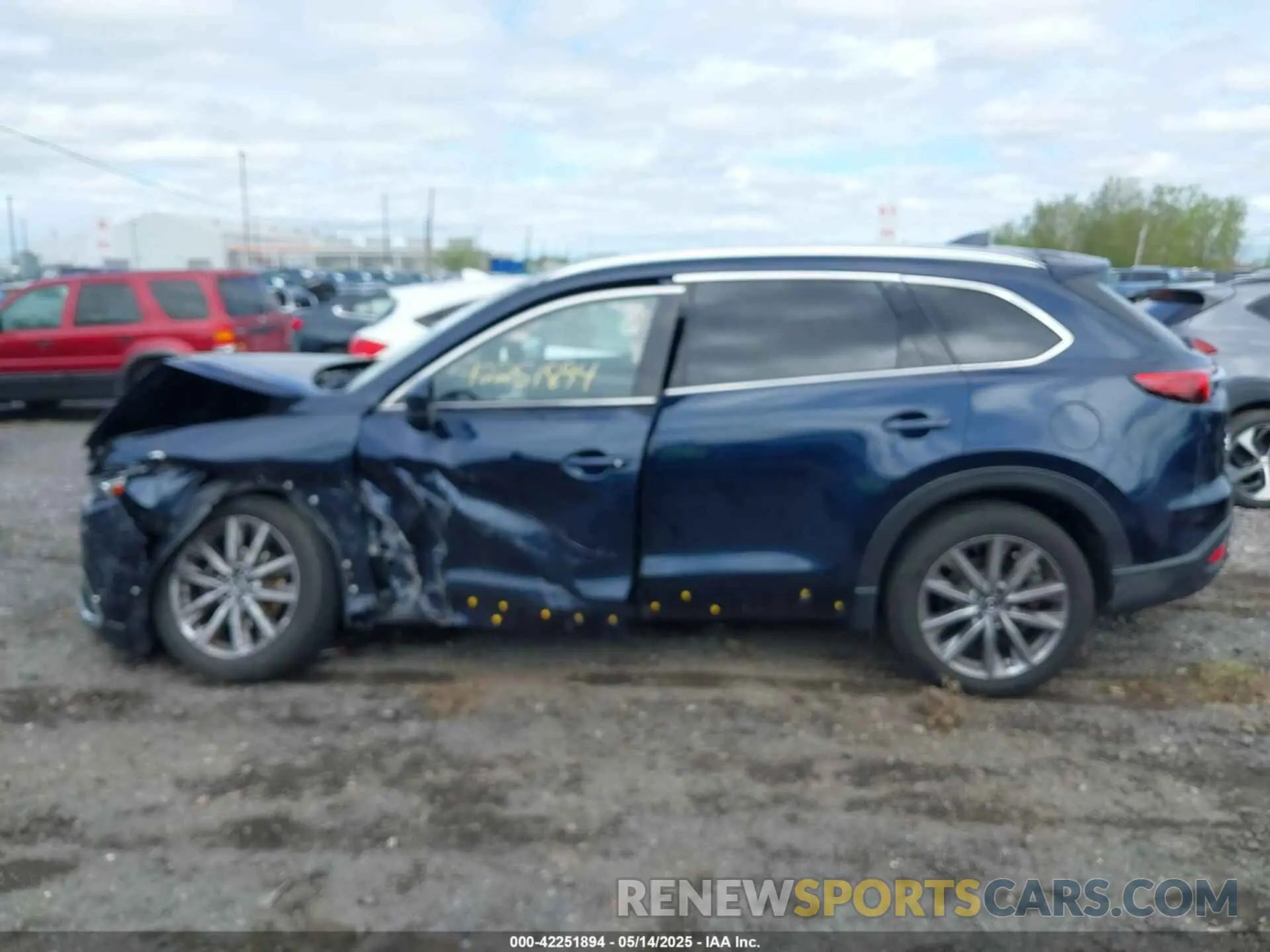 14 fotografías del automóvil dañado JM3TCBDY3M0537975 MAZDA CX-9 2021
