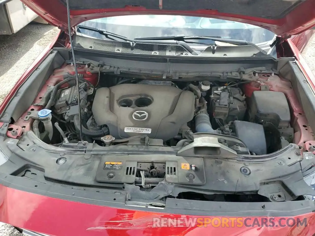 12 fotografías del automóvil dañado JM3TCBDY4M0539332 MAZDA CX-9 2021