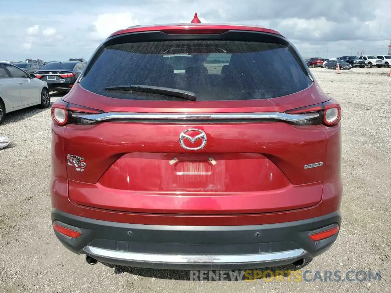 6 fotografías del automóvil dañado JM3TCBDY4M0539332 MAZDA CX-9 2021