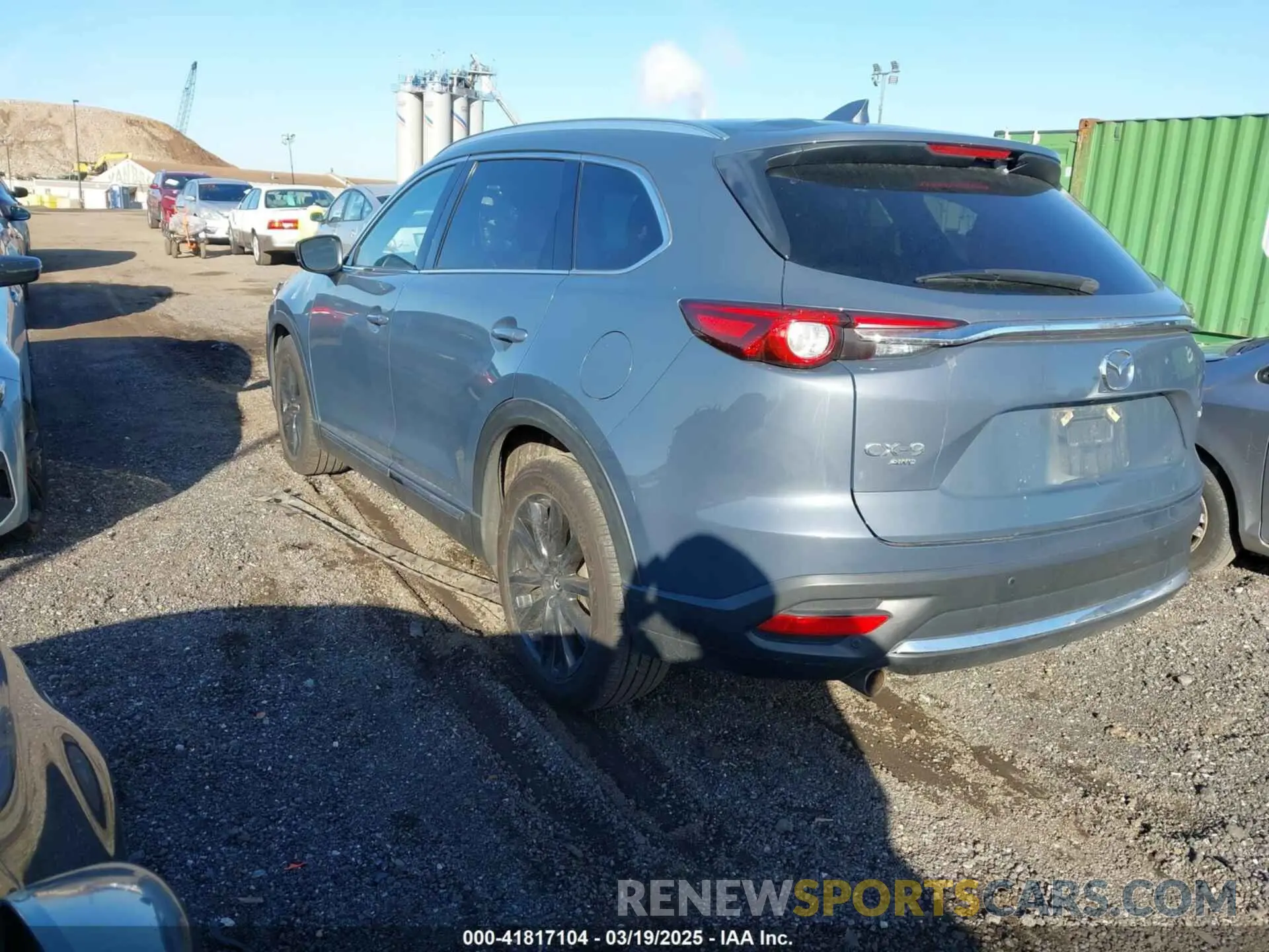 3 fotografías del automóvil dañado JM3TCBDY5M0502399 MAZDA CX-9 2021
