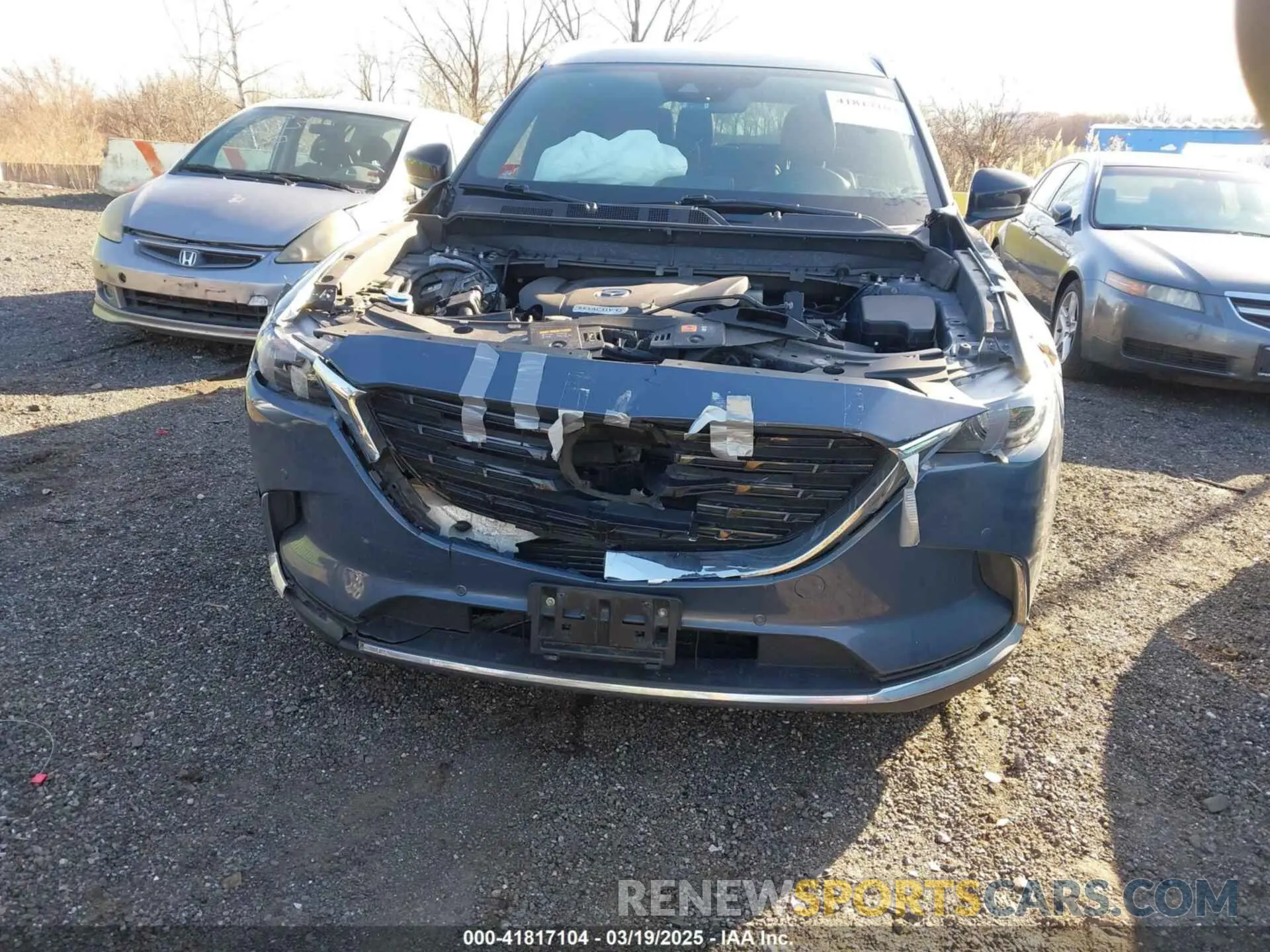 6 fotografías del automóvil dañado JM3TCBDY5M0502399 MAZDA CX-9 2021