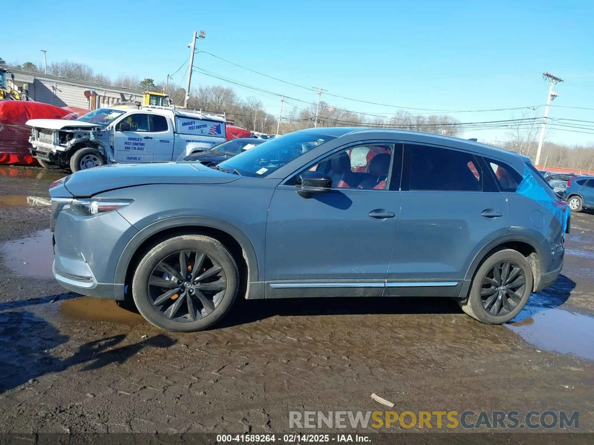 14 fotografías del automóvil dañado JM3TCBDY5M0506632 MAZDA CX-9 2021
