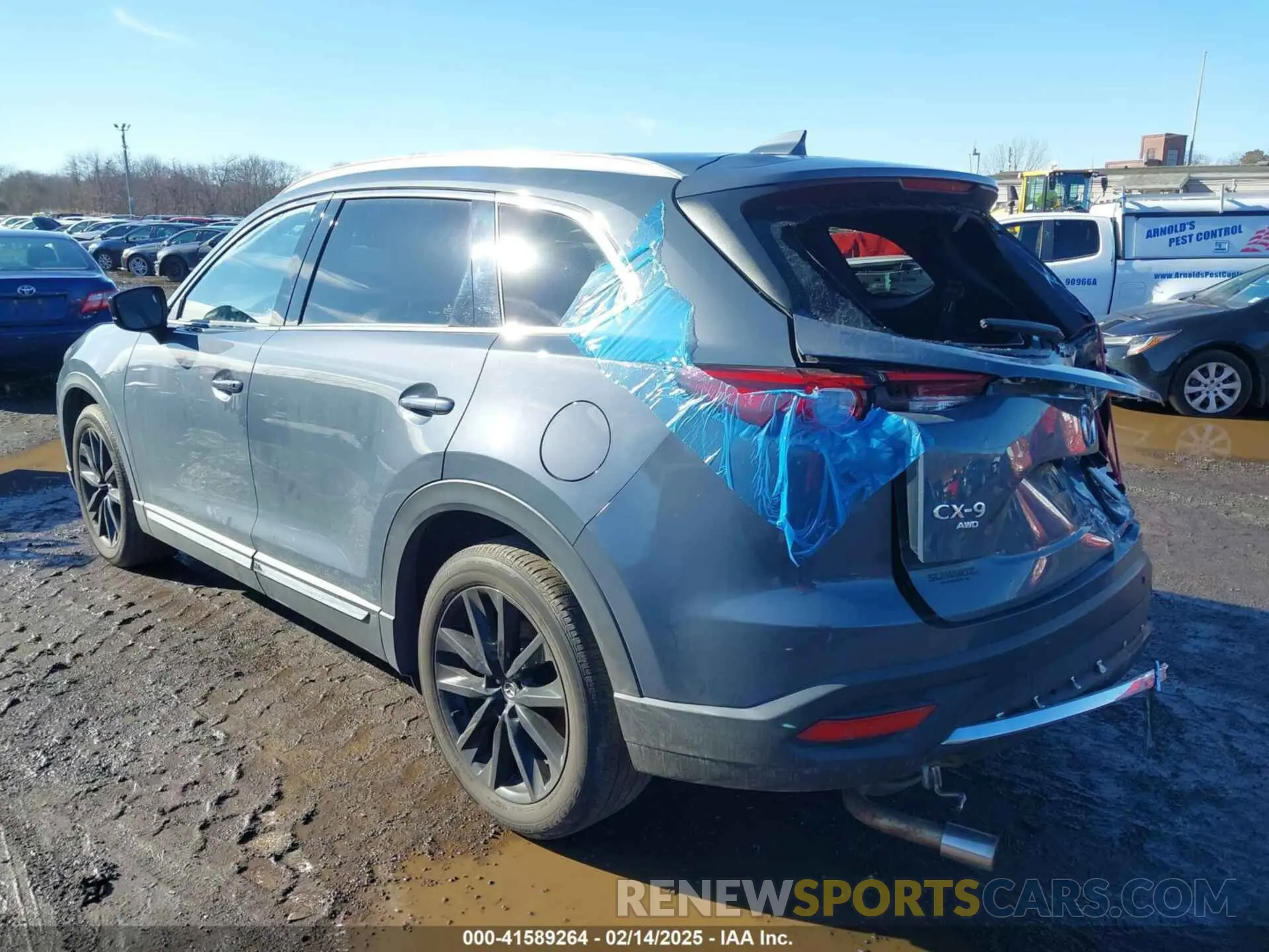 18 fotografías del automóvil dañado JM3TCBDY5M0506632 MAZDA CX-9 2021
