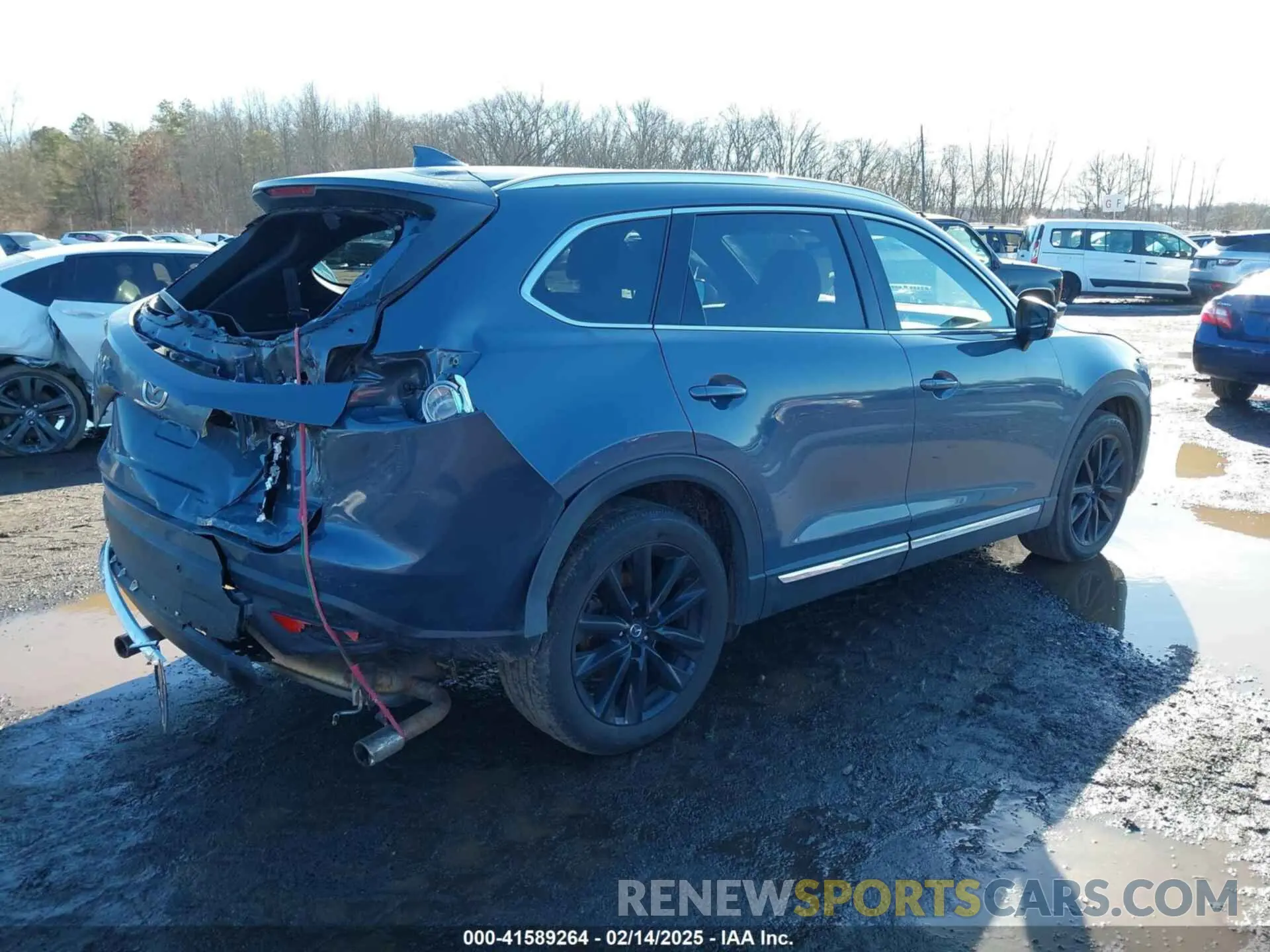 4 fotografías del automóvil dañado JM3TCBDY5M0506632 MAZDA CX-9 2021