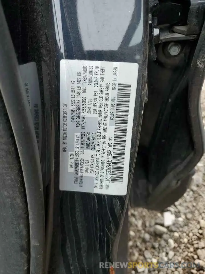 13 fotografías del automóvil dañado JM3TCBDY8M0511842 MAZDA CX-9 2021