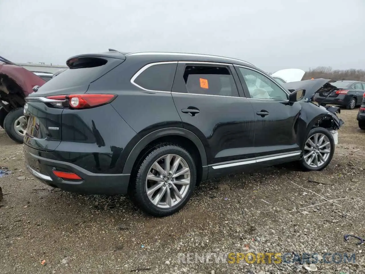 3 fotografías del automóvil dañado JM3TCBDY8M0511842 MAZDA CX-9 2021
