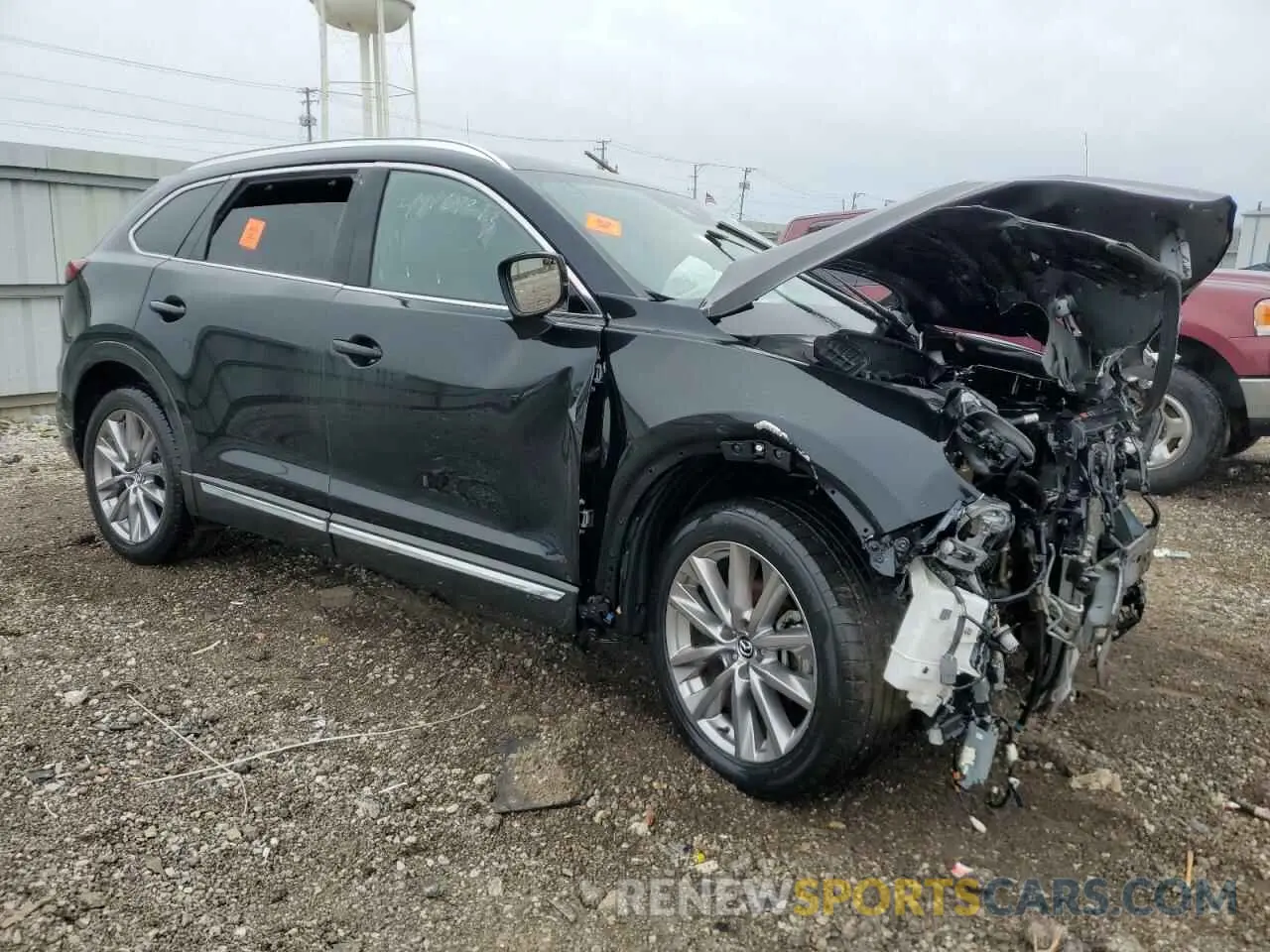 4 fotografías del automóvil dañado JM3TCBDY8M0511842 MAZDA CX-9 2021