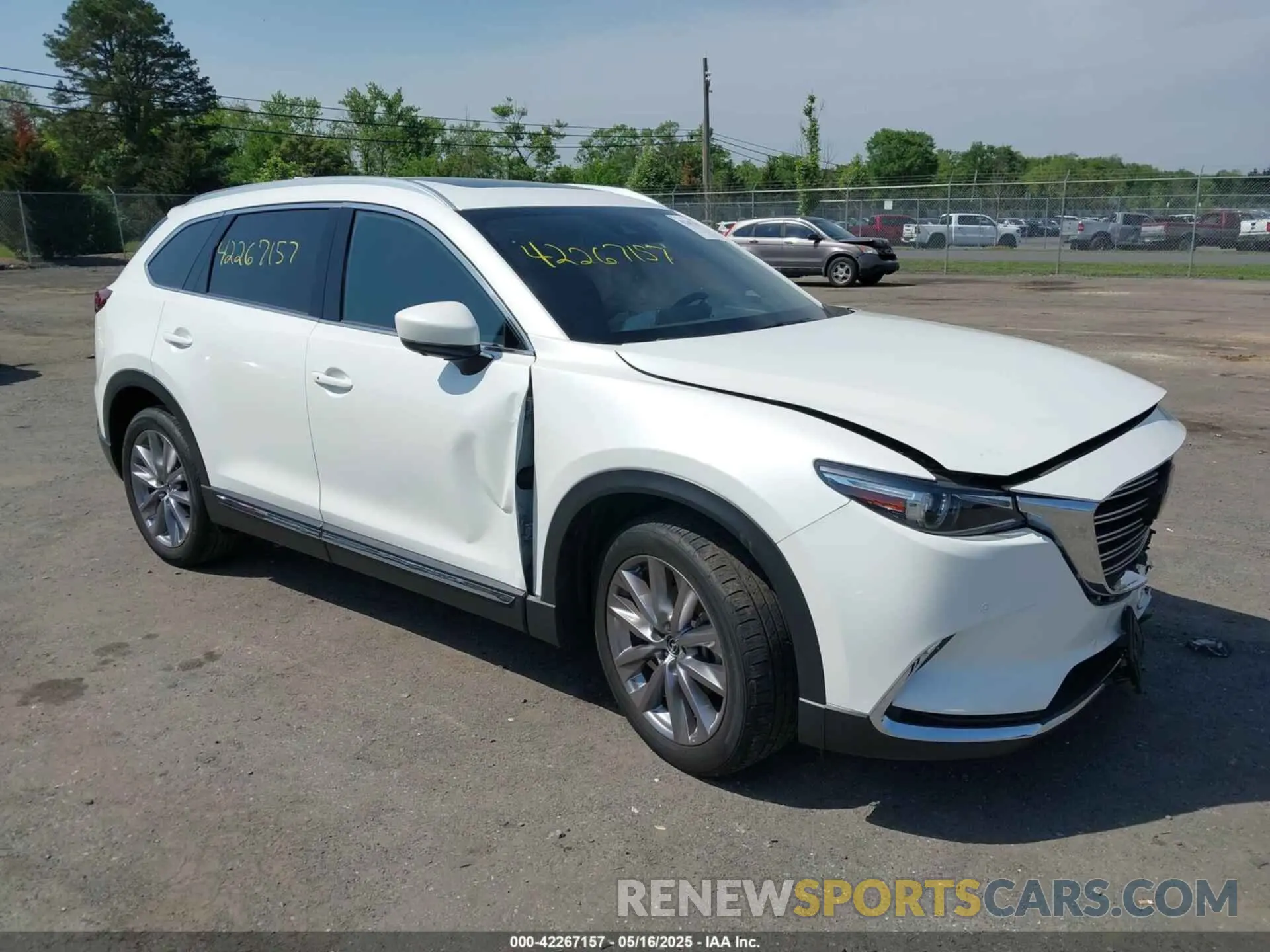 1 fotografías del automóvil dañado JM3TCBDY8M0537986 MAZDA CX-9 2021