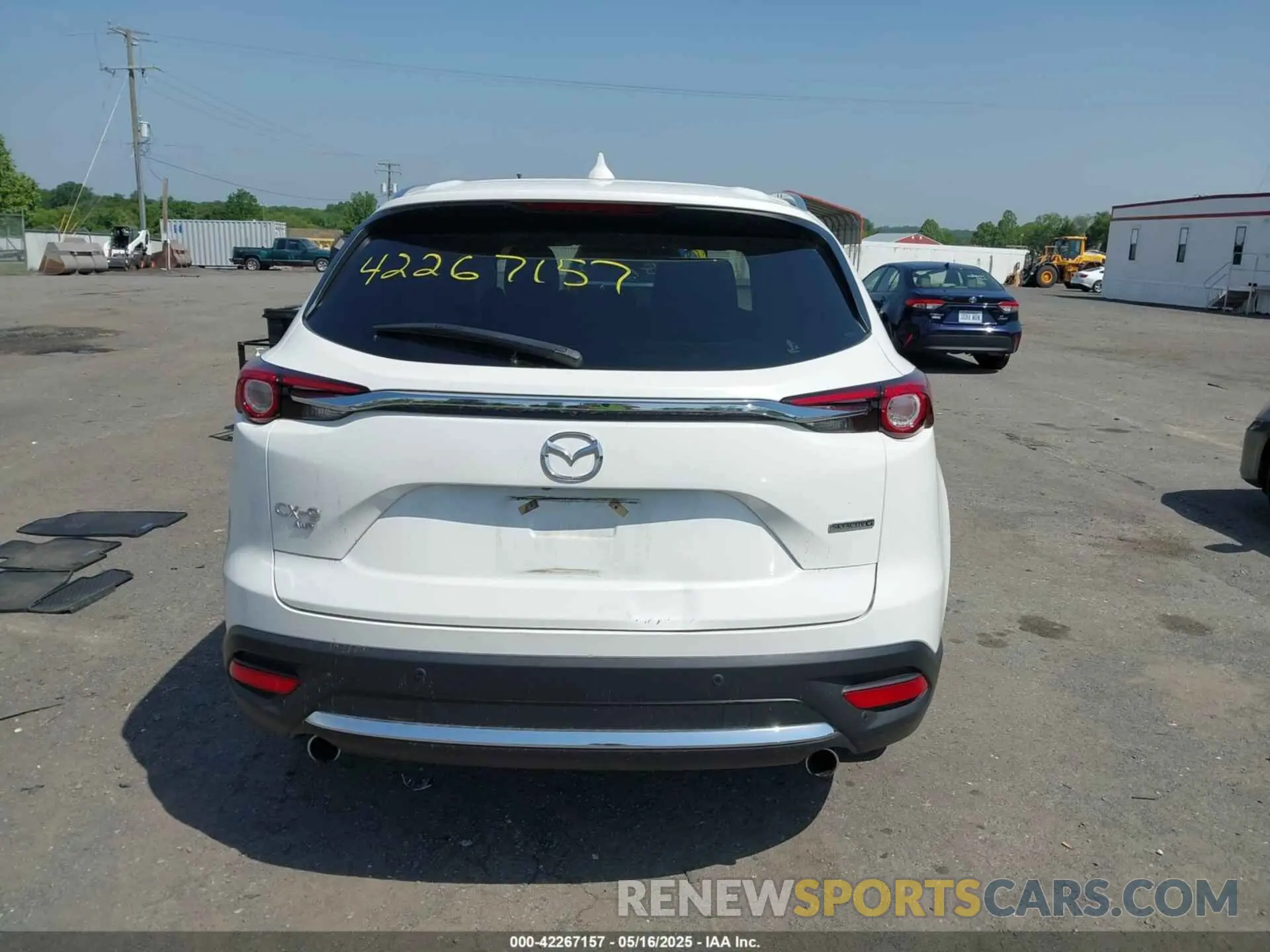17 fotografías del automóvil dañado JM3TCBDY8M0537986 MAZDA CX-9 2021