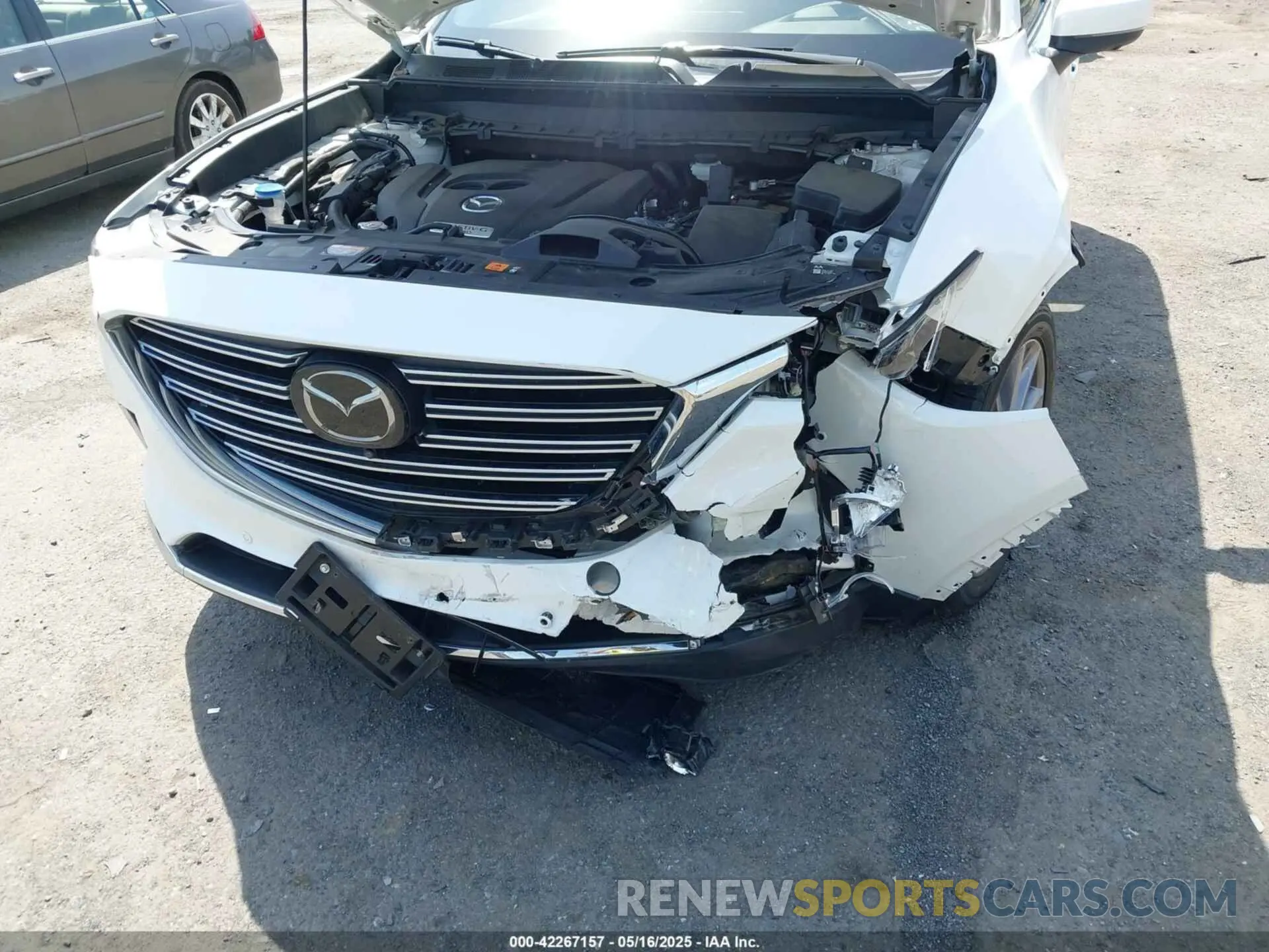 6 fotografías del automóvil dañado JM3TCBDY8M0537986 MAZDA CX-9 2021