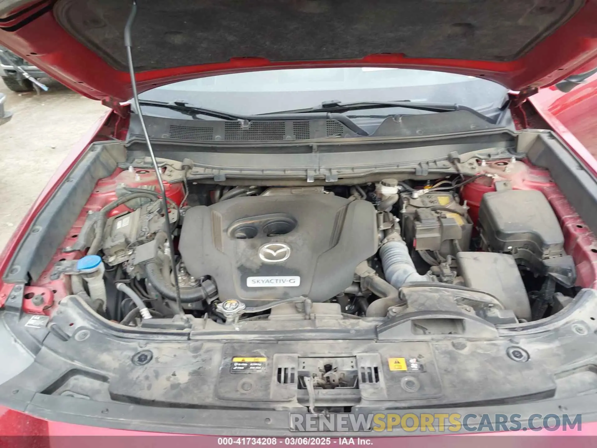 10 fotografías del automóvil dañado JM3TCBEY0M0502938 MAZDA CX-9 2021
