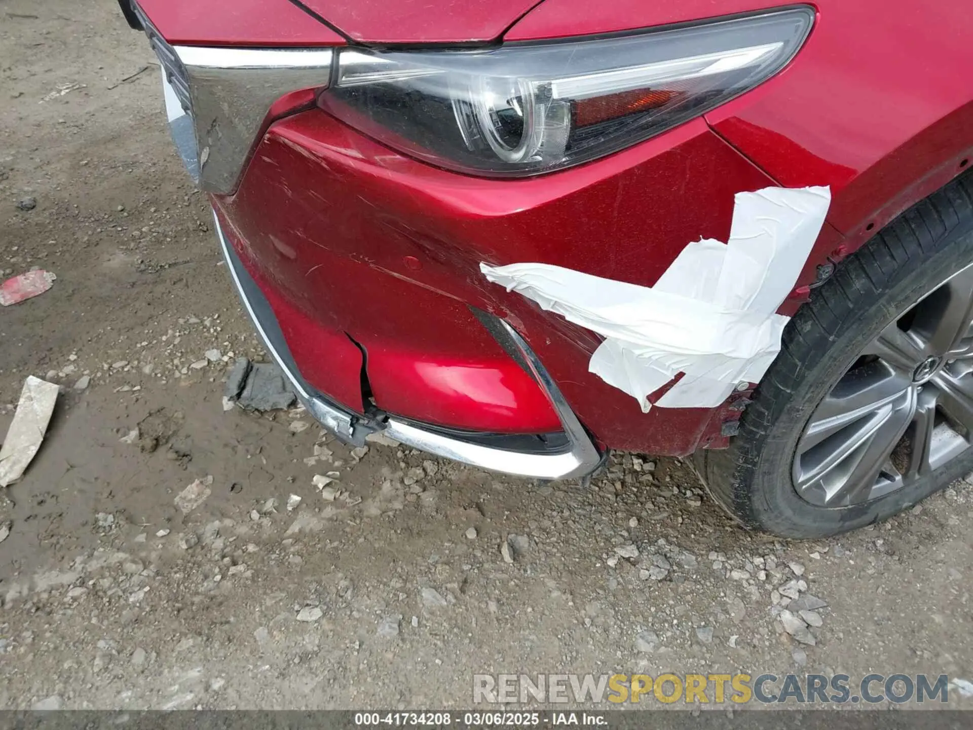 17 fotografías del automóvil dañado JM3TCBEY0M0502938 MAZDA CX-9 2021