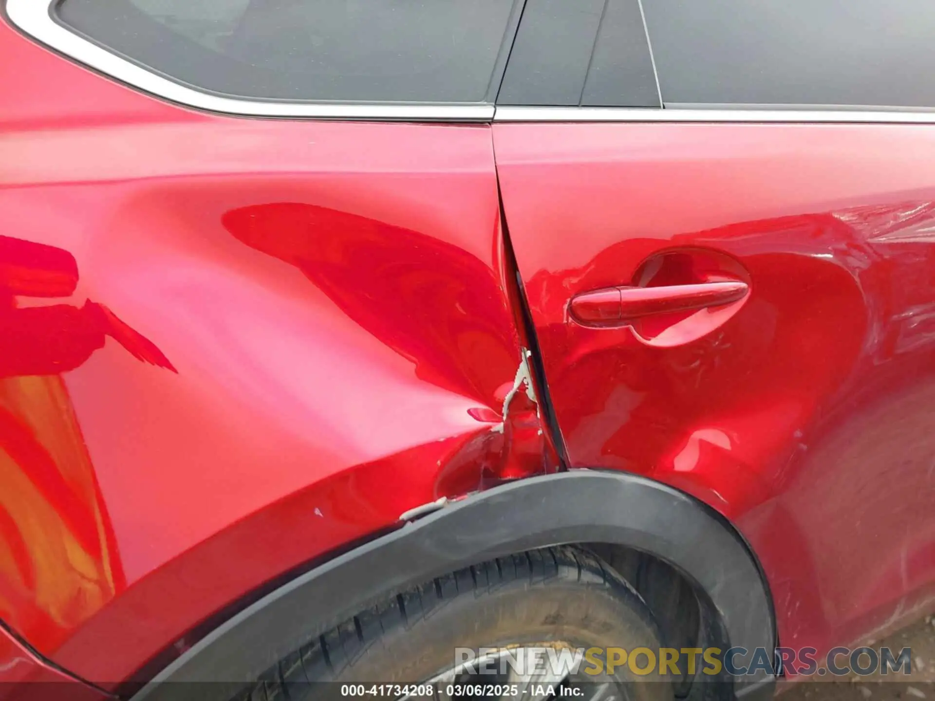 6 fotografías del automóvil dañado JM3TCBEY0M0502938 MAZDA CX-9 2021