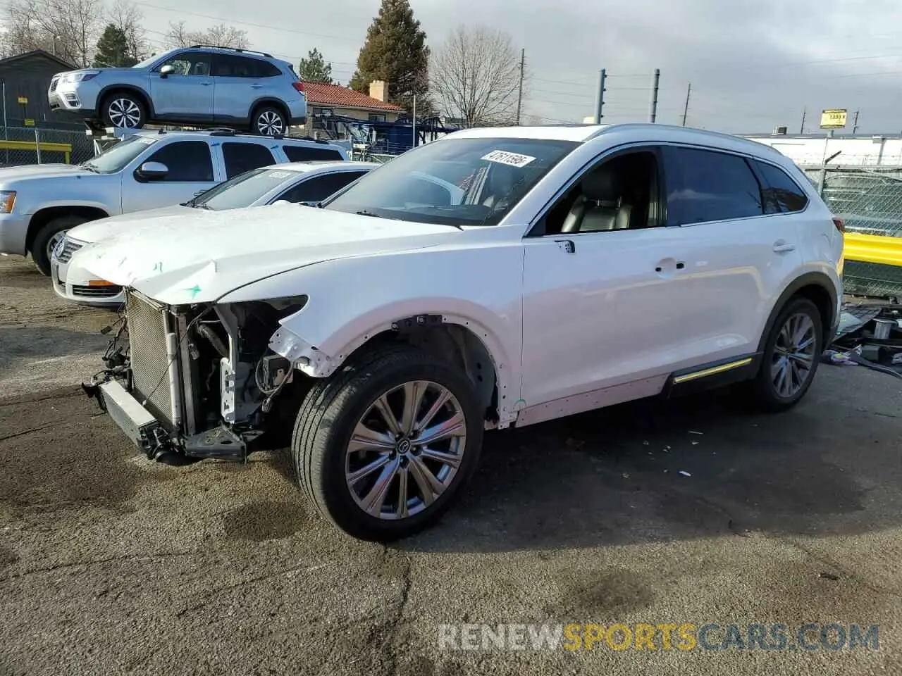 1 fotografías del automóvil dañado JM3TCBEY4M0504837 MAZDA CX-9 2021