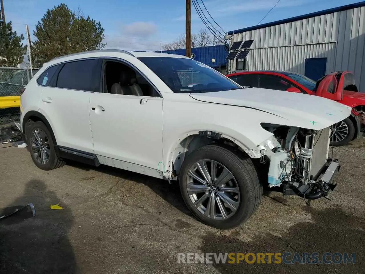4 fotografías del automóvil dañado JM3TCBEY4M0504837 MAZDA CX-9 2021