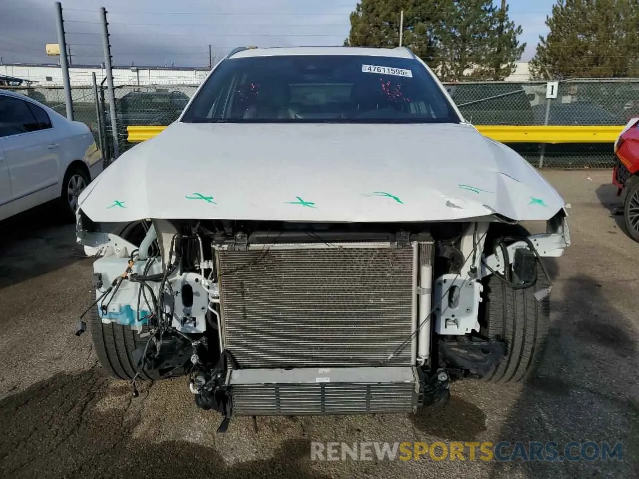 5 fotografías del automóvil dañado JM3TCBEY4M0504837 MAZDA CX-9 2021