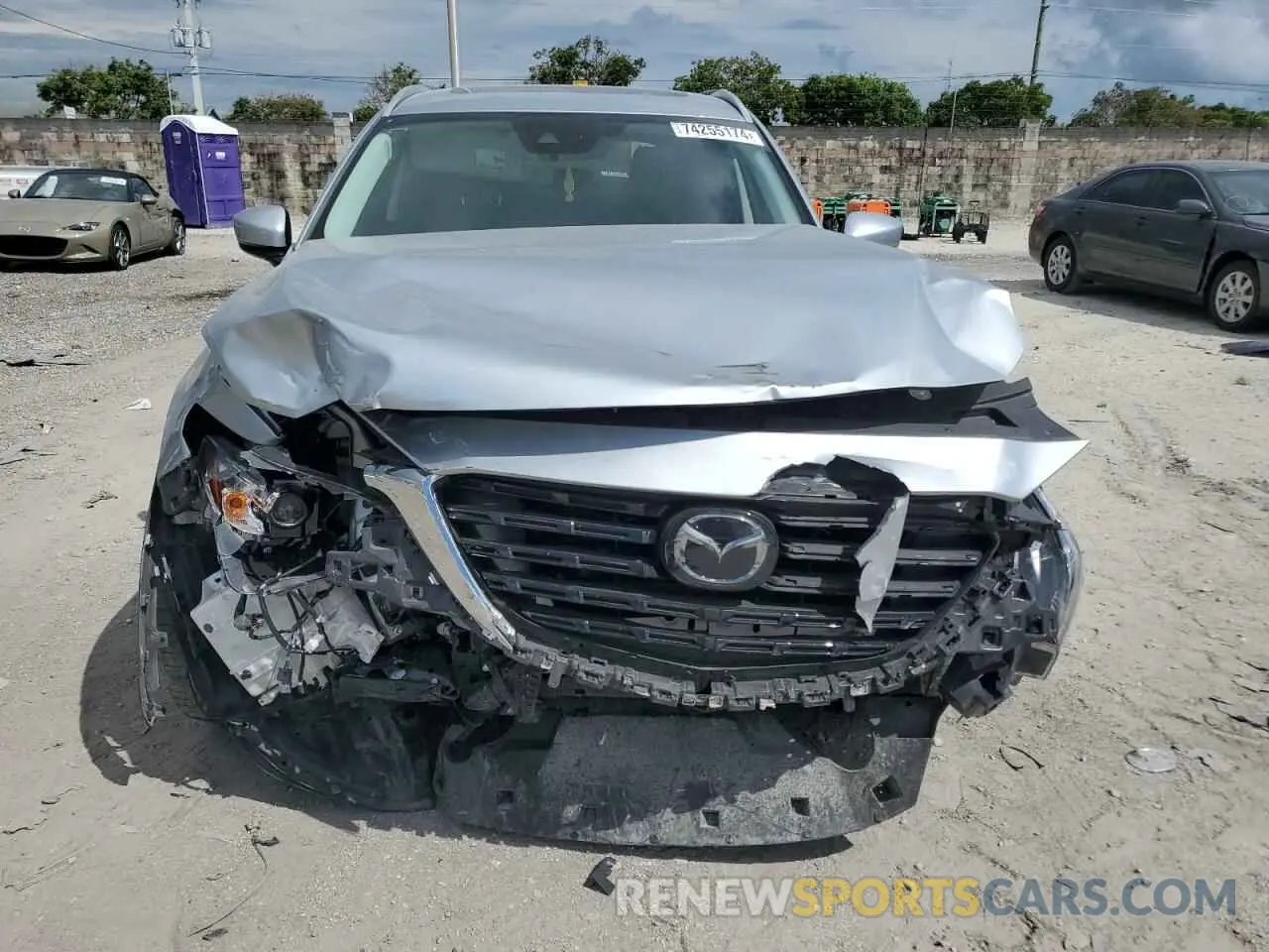 5 fotografías del automóvil dañado JM3TCBAY0N0611407 MAZDA CX-9 2022