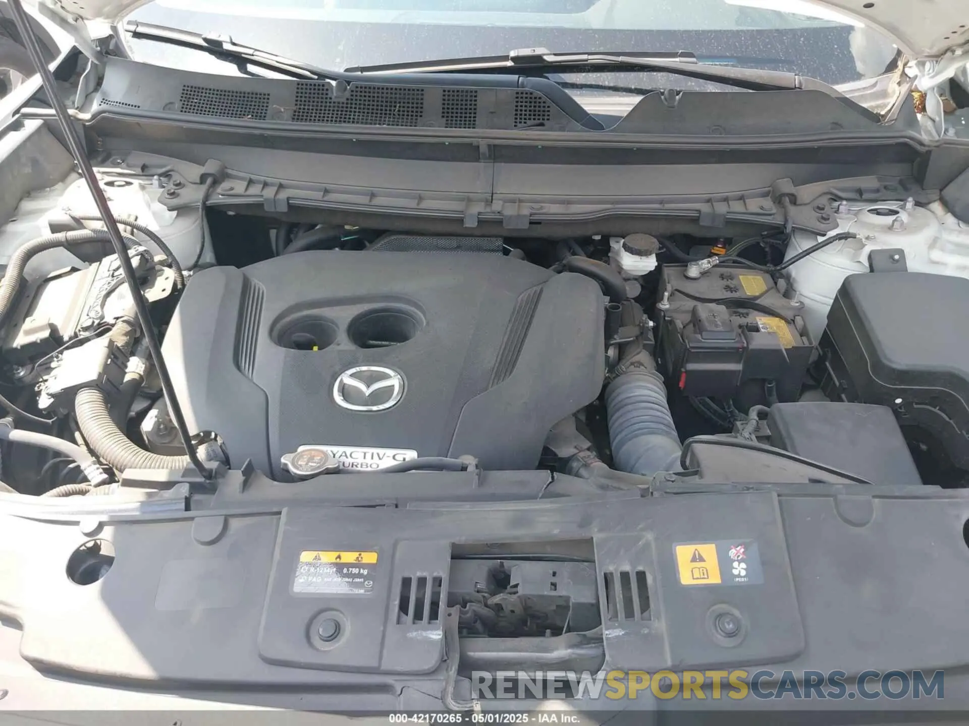 10 fotografías del automóvil dañado JM3TCBAY3N0626046 MAZDA CX-9 2022
