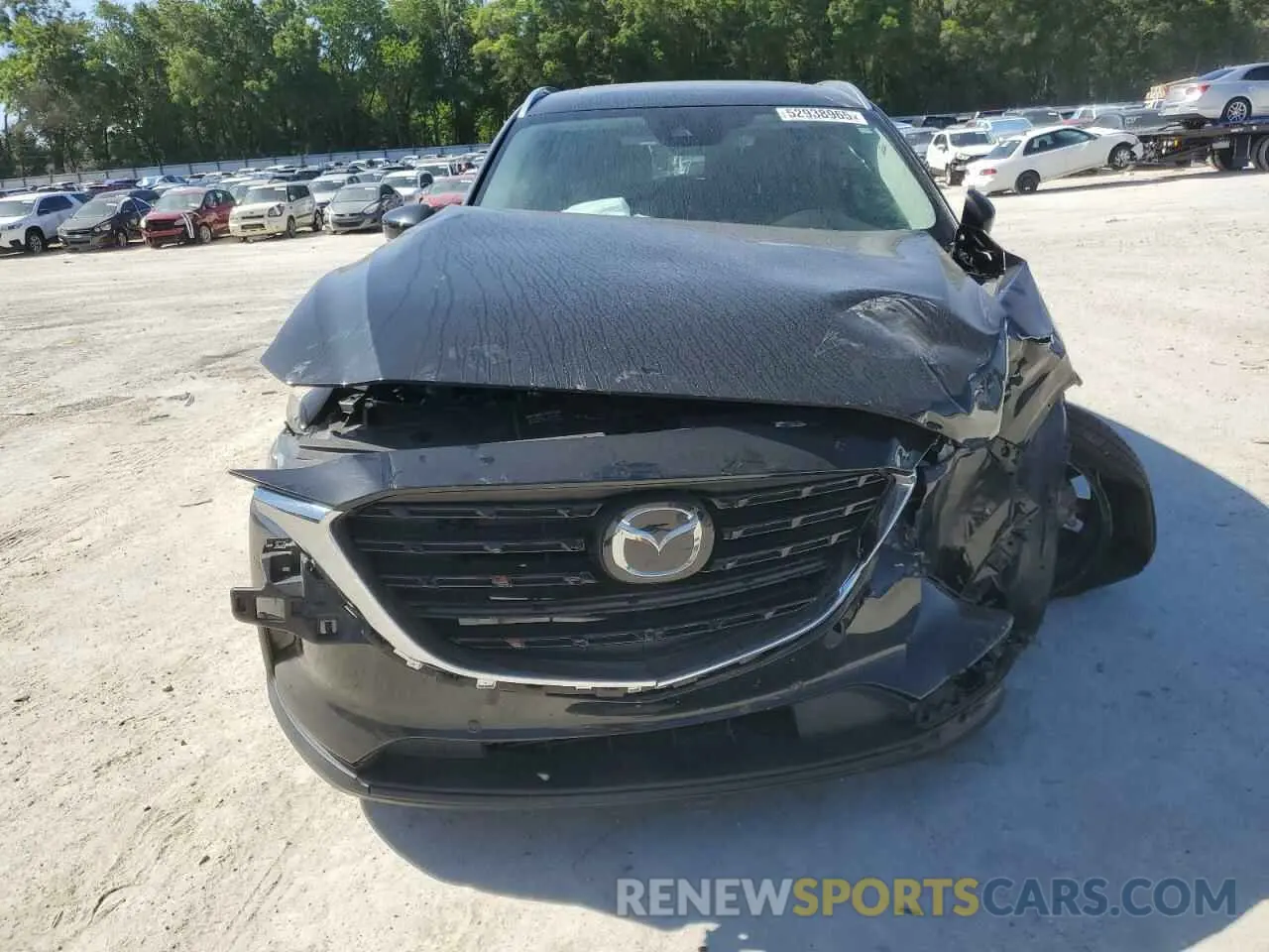 5 fotografías del automóvil dañado JM3TCBAY5N0604615 MAZDA CX-9 2022