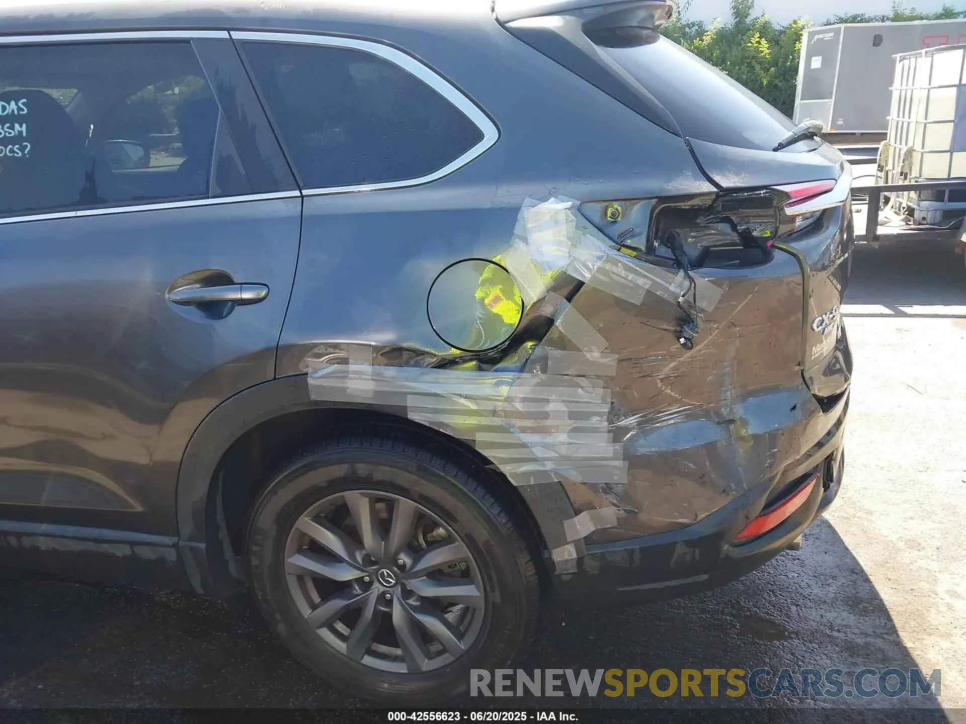 6 fotografías del automóvil dañado JM3TCBBY0N0603774 MAZDA CX-9 2022