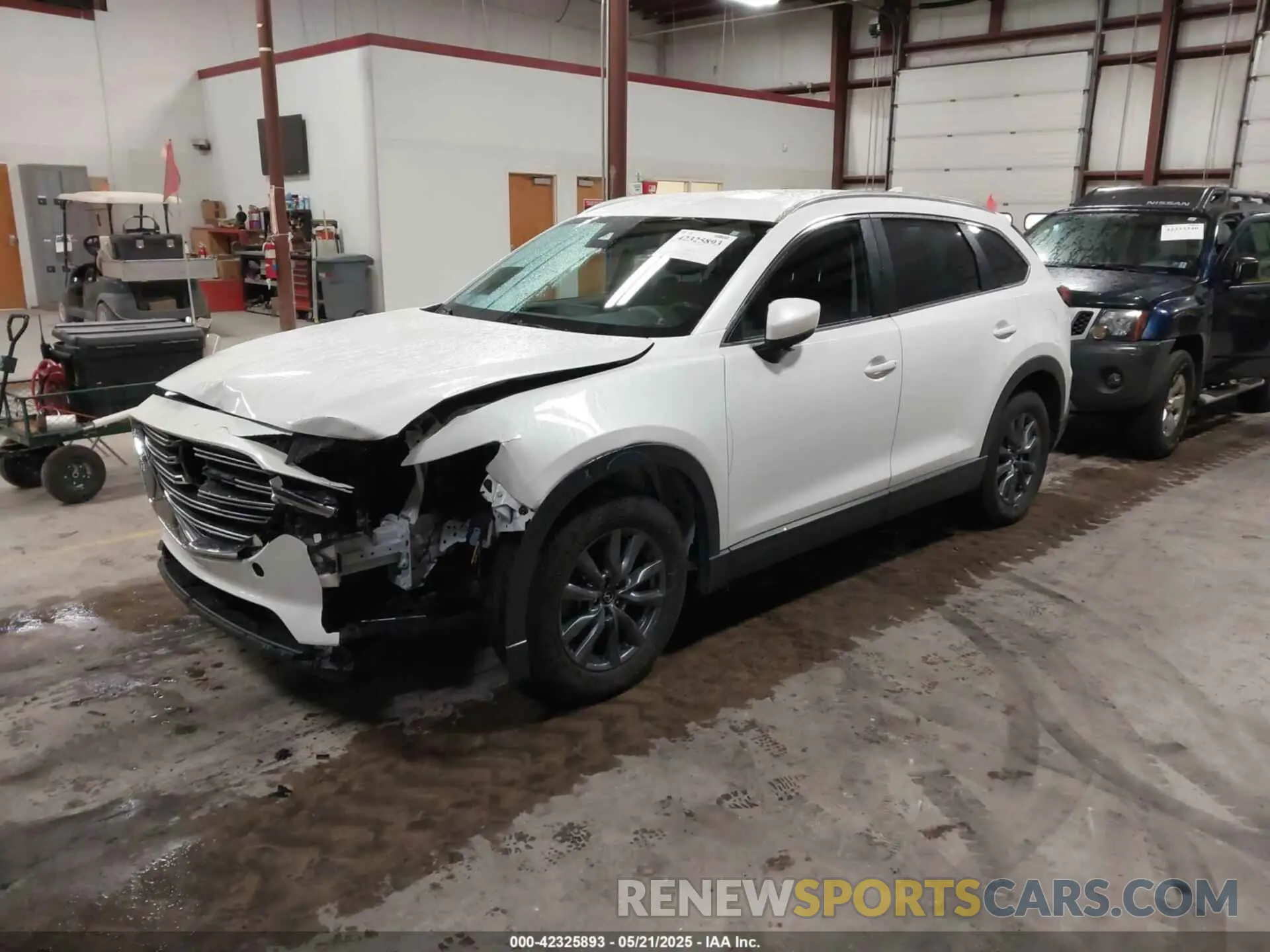 2 fotografías del automóvil dañado JM3TCBBYXN0603653 MAZDA CX-9 2022