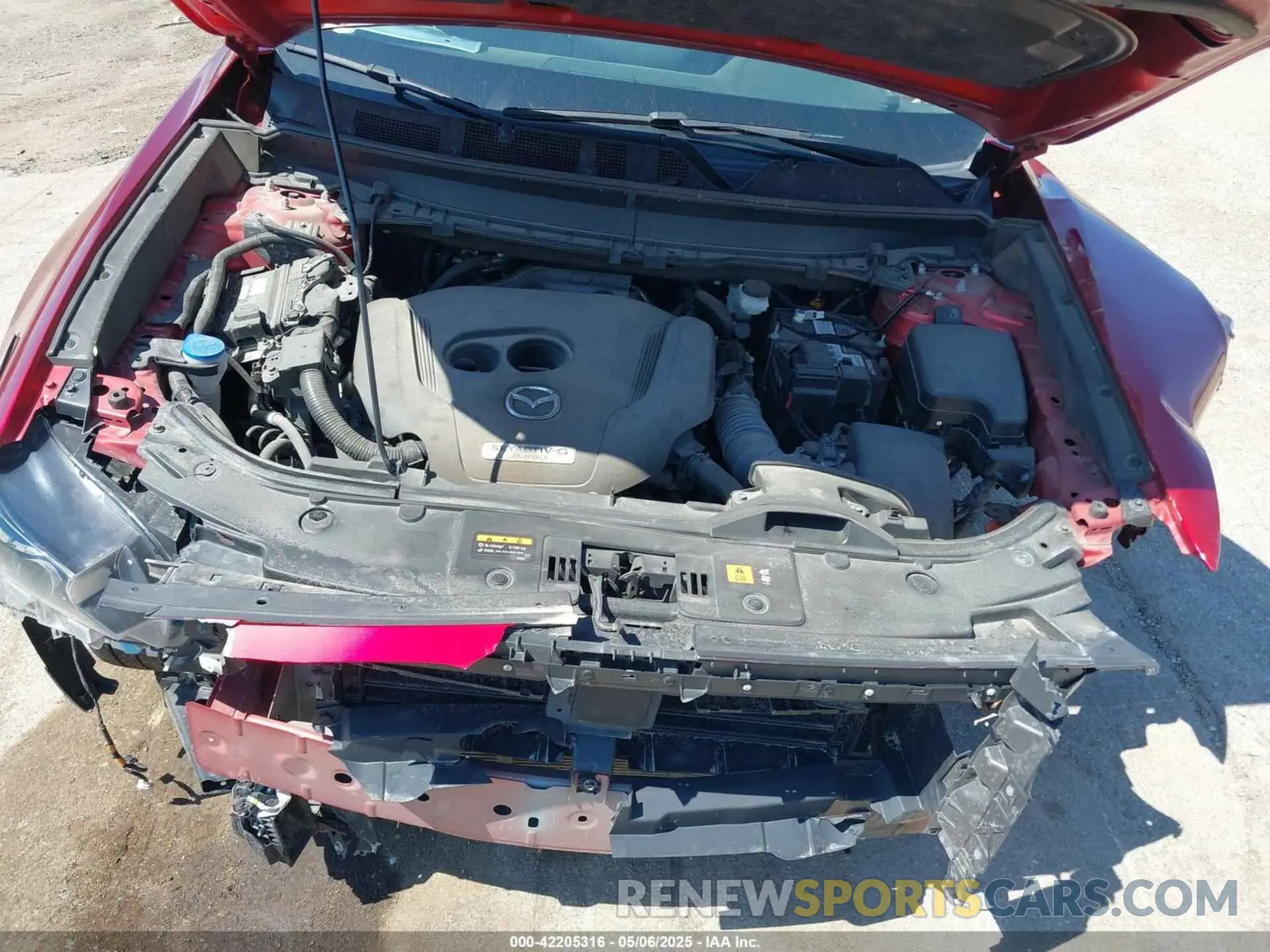 10 fotografías del automóvil dañado JM3TCBCY3N0607087 MAZDA CX-9 2022
