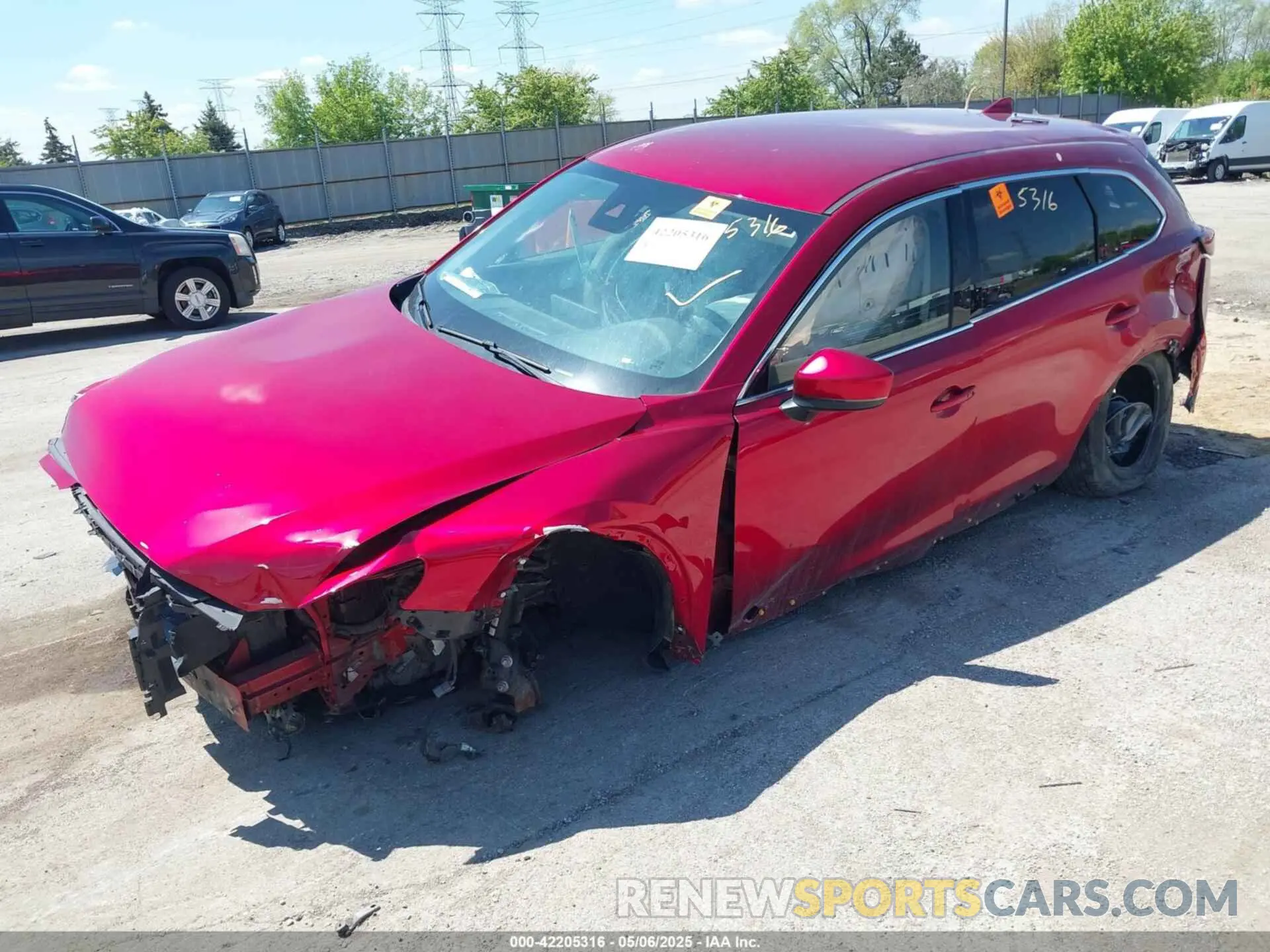 6 fotografías del automóvil dañado JM3TCBCY3N0607087 MAZDA CX-9 2022
