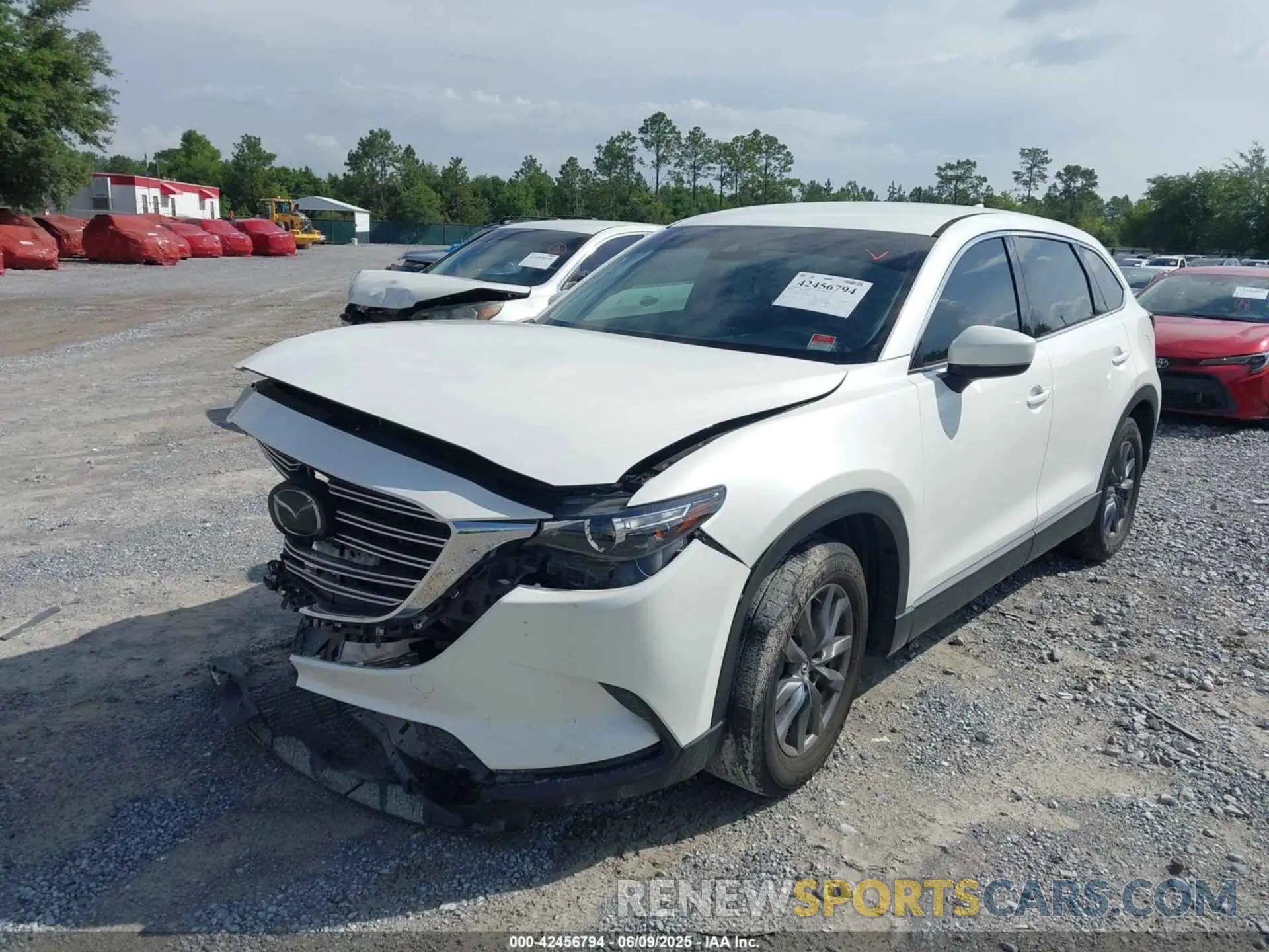 2 fotografías del automóvil dañado JM3TCBCY4N0604912 MAZDA CX-9 2022