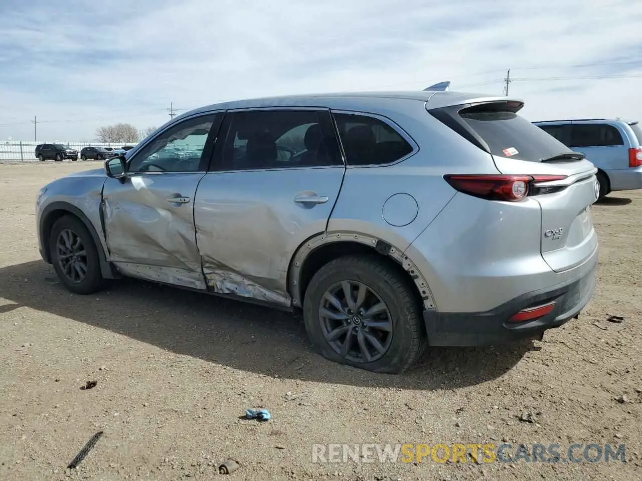 2 fotografías del automóvil dañado JM3TCBCY4N0605297 MAZDA CX-9 2022