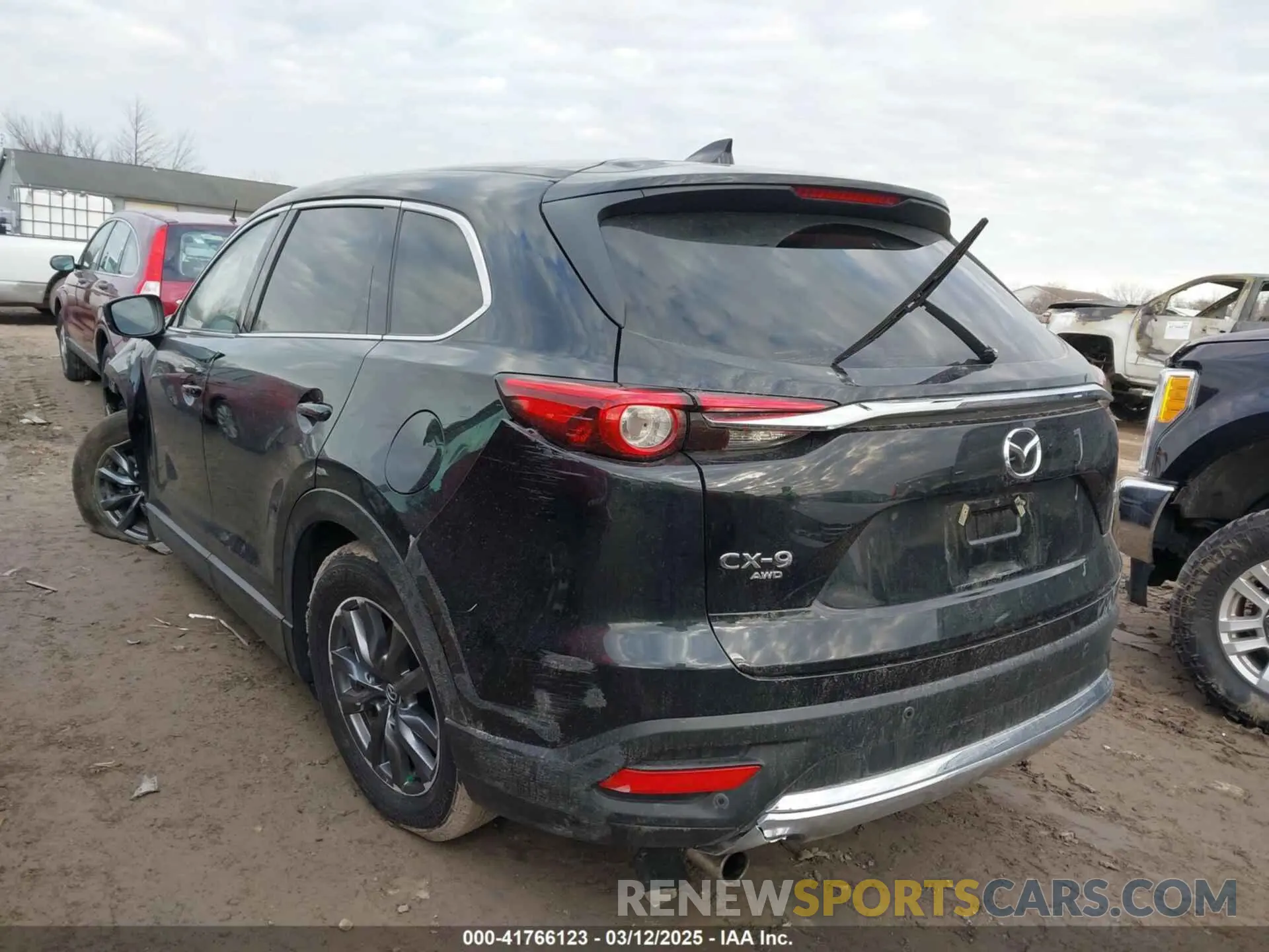3 fotografías del automóvil dañado JM3TCBCY4N0624741 MAZDA CX-9 2022