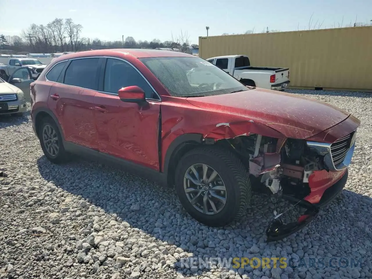 4 fotografías del automóvil dañado JM3TCBCY7N0624510 MAZDA CX-9 2022